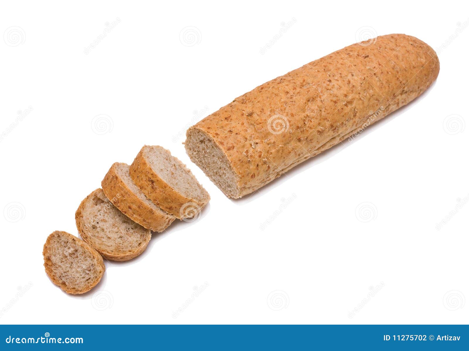 The cut bread stock photo. Image of color, brown, ingredient 11275702