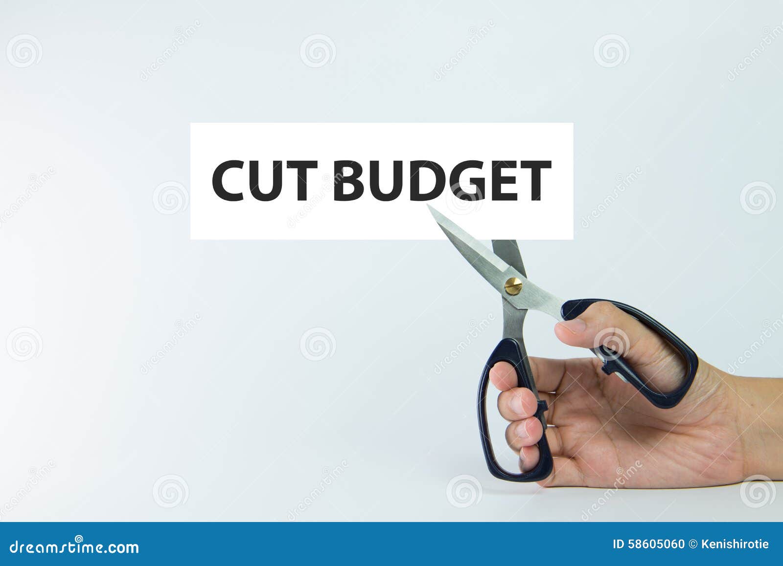Cut budget stock photo. Image of reduce, symbol, spending 58605060