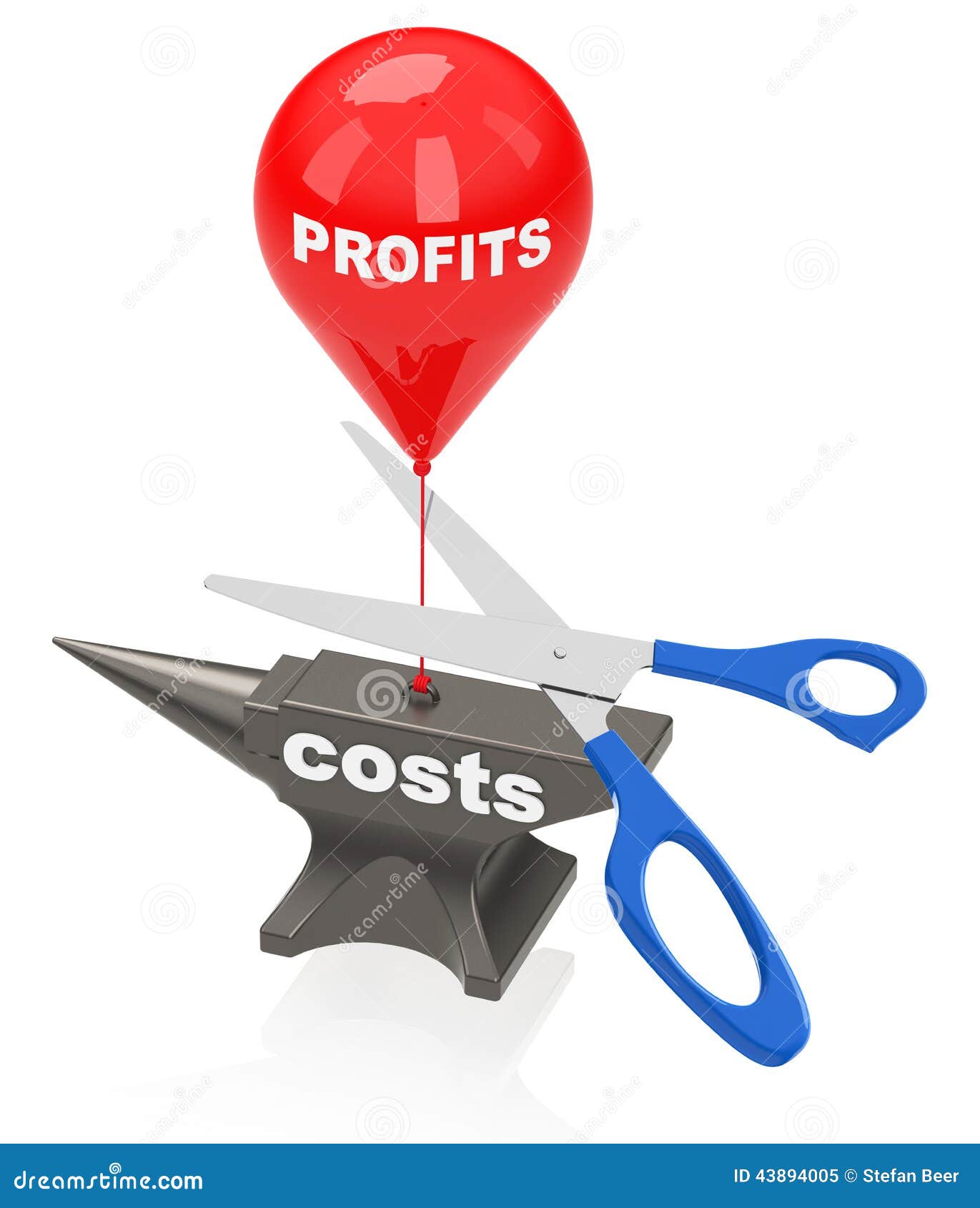 Cut costs stock illustration. Illustration of costs, analysis 43894005