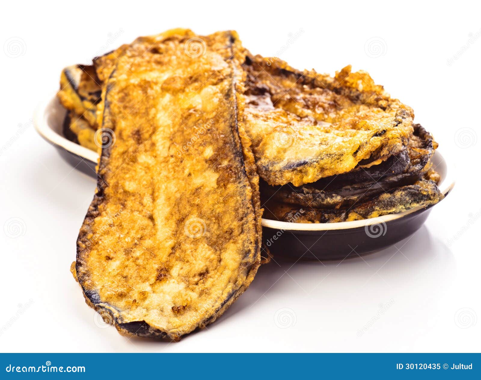 Cut eggplant fried stock image. Image of closeup, vegetarian 30120435