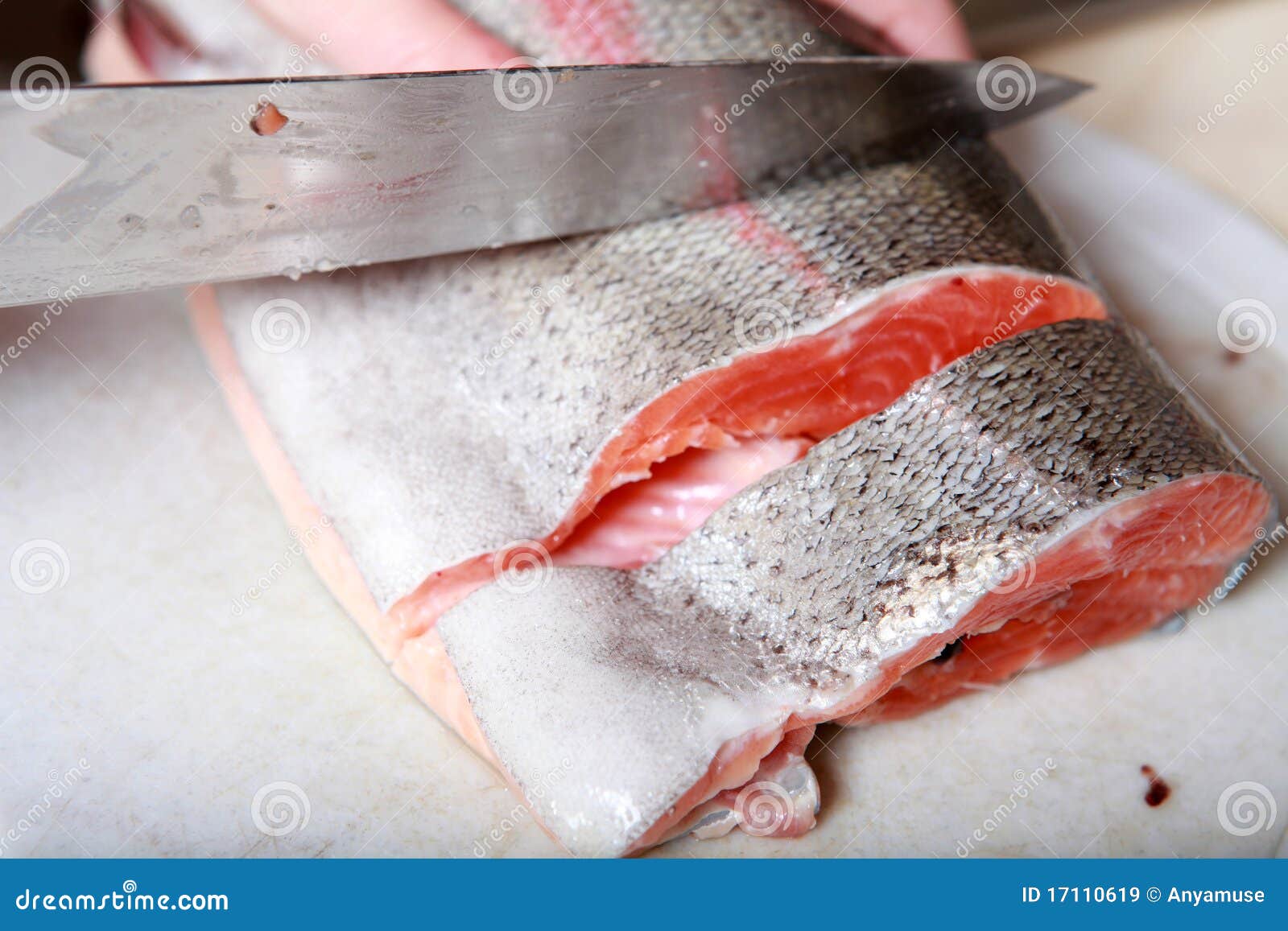 Cut fish stock image. Image of isolated, head, white 17110619