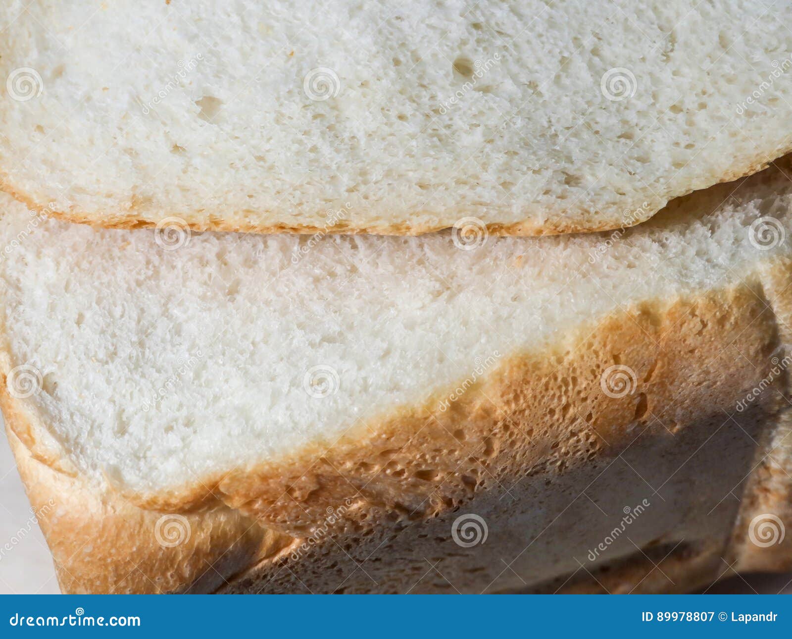 Cut Fresh Bread. White Bread Crumb Stock Image Image of closeup, piece 89978807