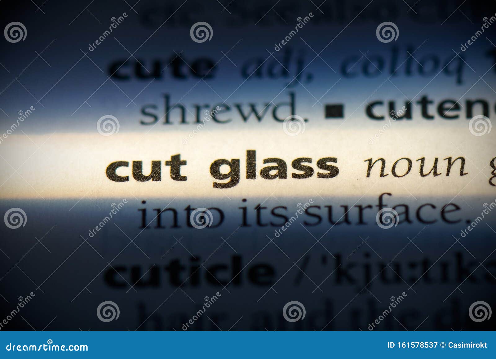 Cut glass stock image. Image of highlight, text, isolated 161578537