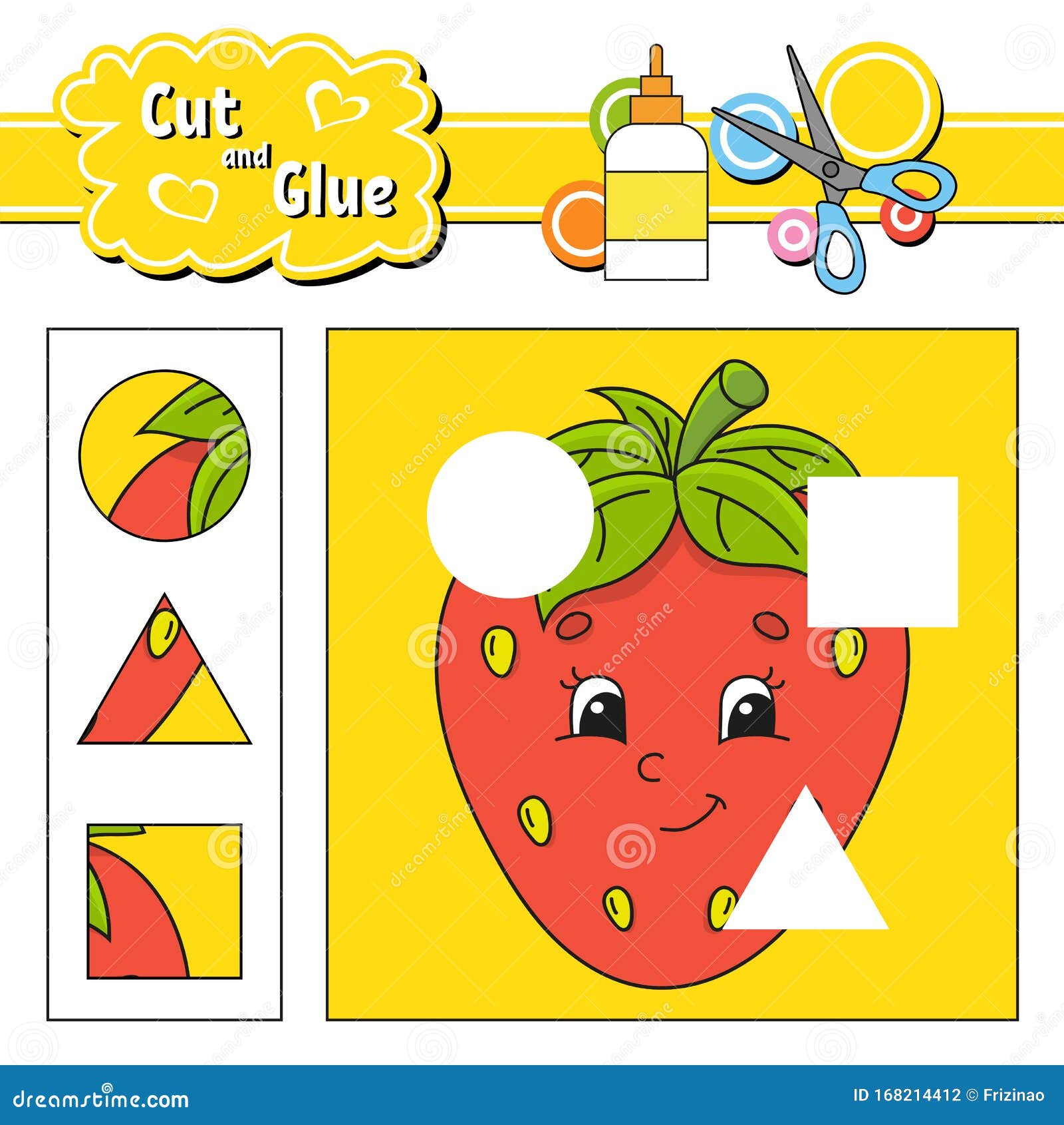 Download Cut And Glue. Game For Kids. Education Developing ...