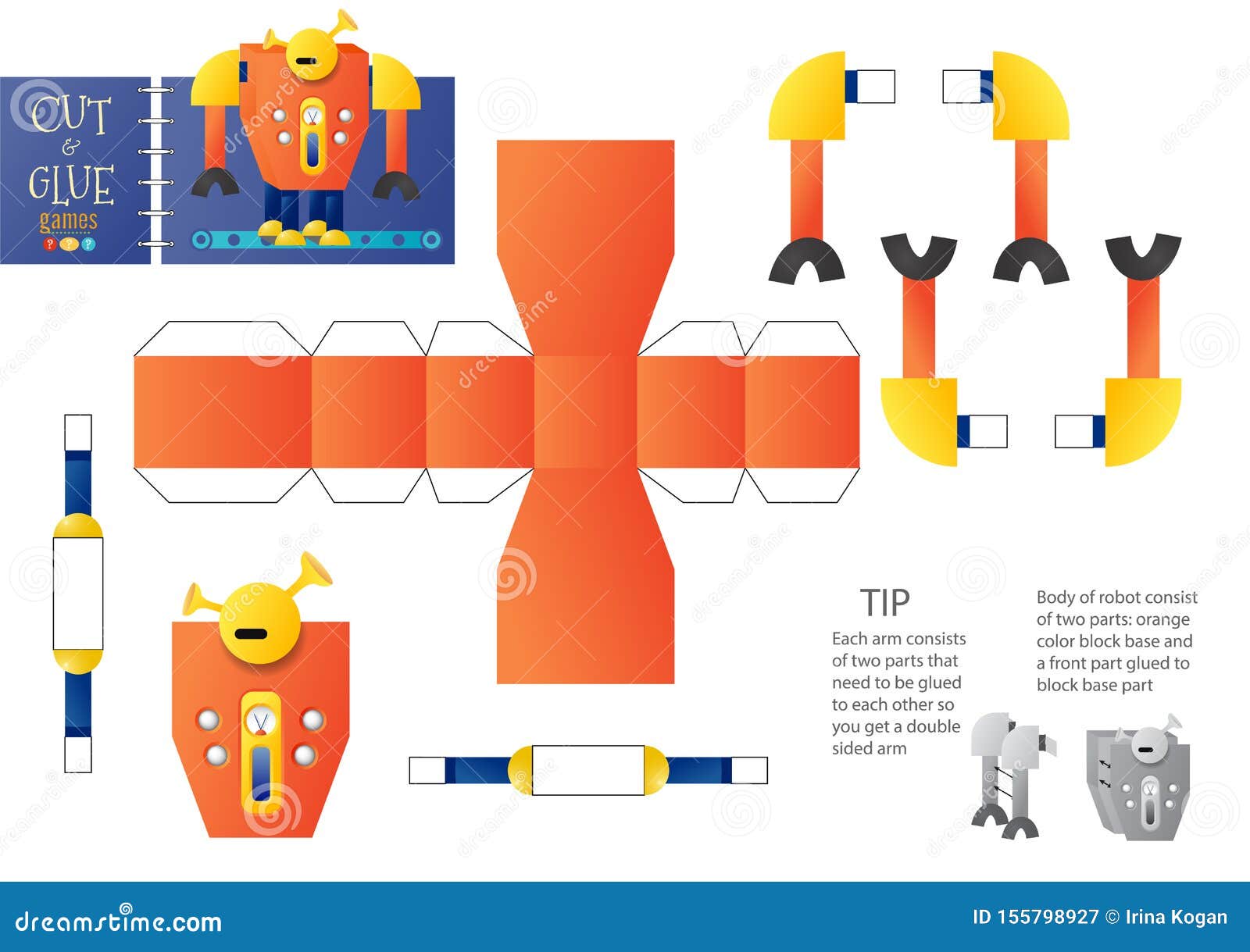 paper toy model
