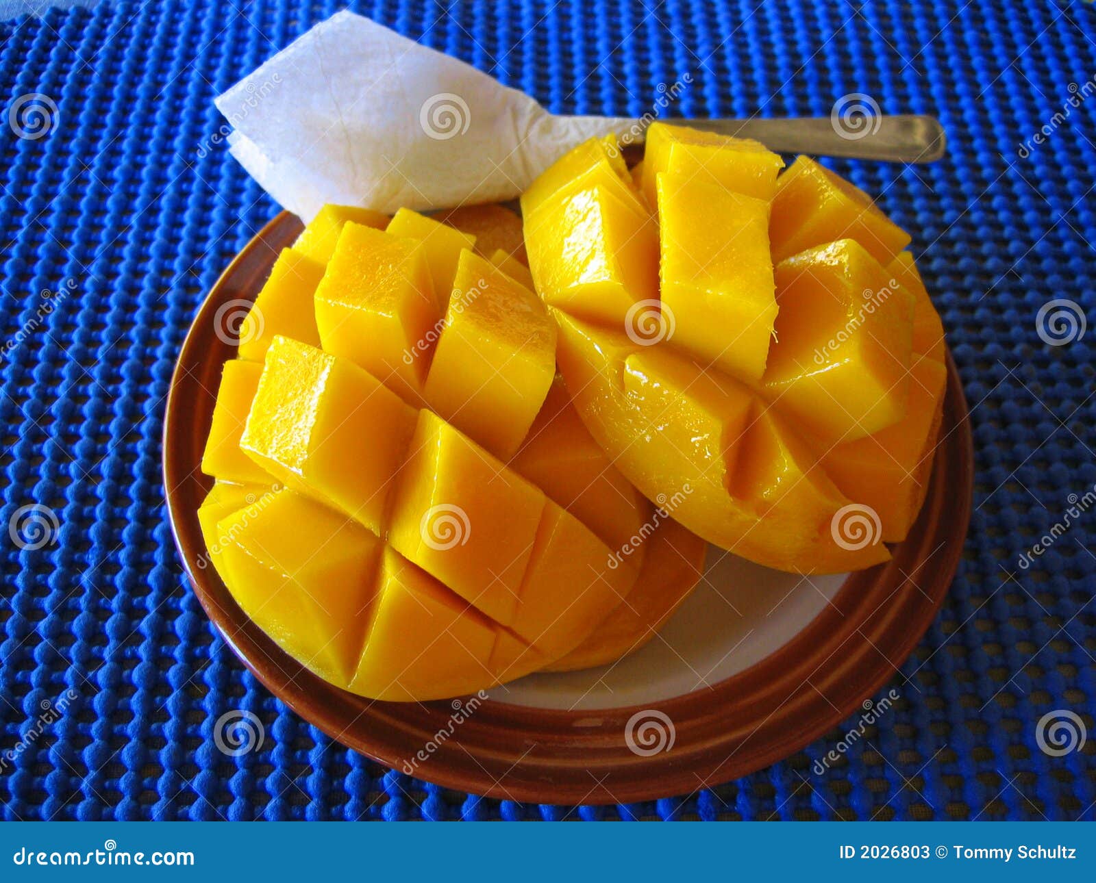 Cut mangoes stock image. Image of taste, fruit, sweet 2026803