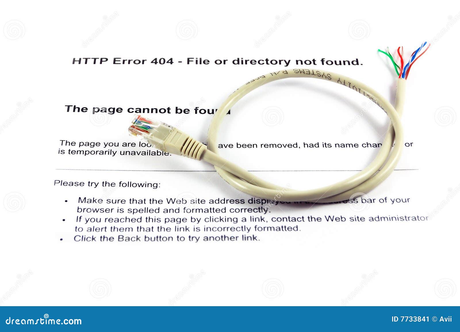 Cut network cable stock image. Image of transfer, disconnection 7733841