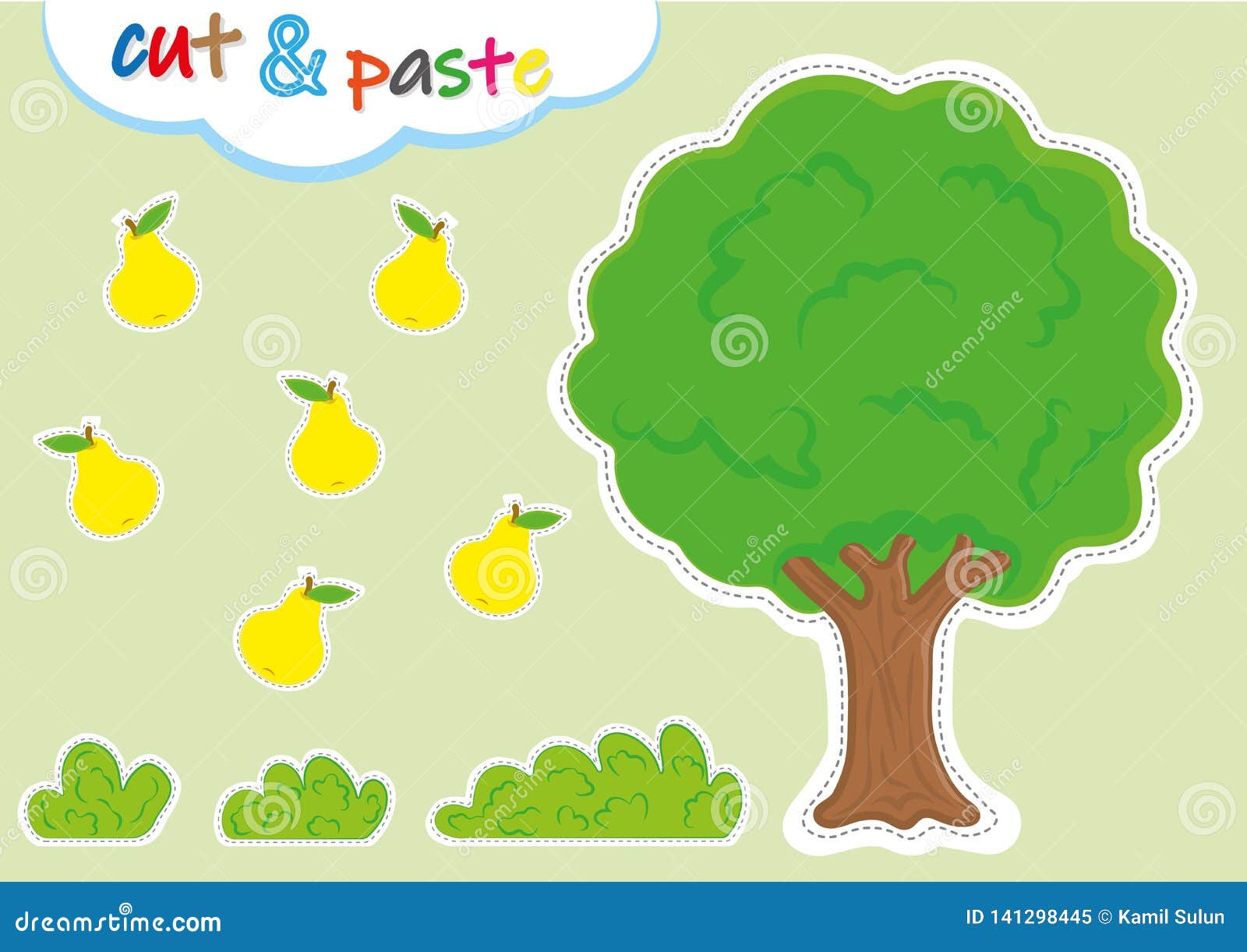 Cut And Paste Activities For Kindergarten Preschool Cutting