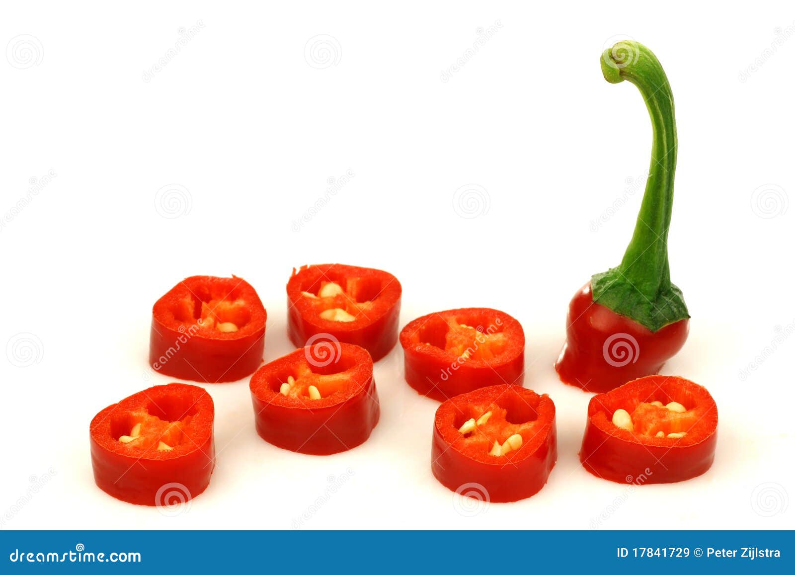Cut Red Hot Chili Pepper (Capsicum) Stock Image Image of eating
