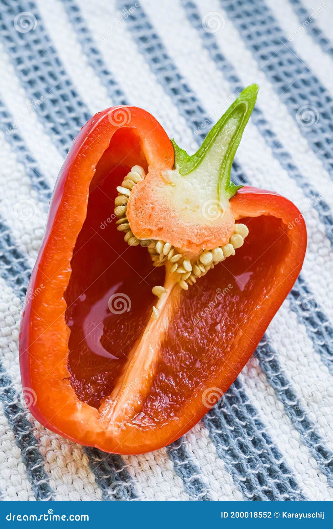 How to cut red pepper