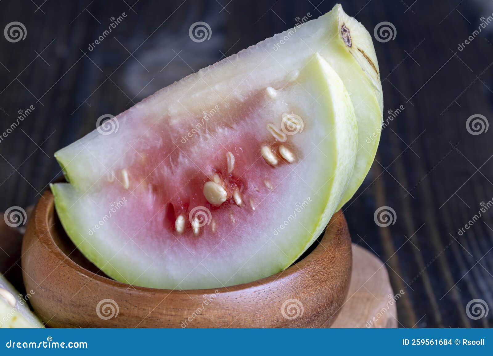 Cut Small Unripe Watermelon on a Board Stock Photo Image of water