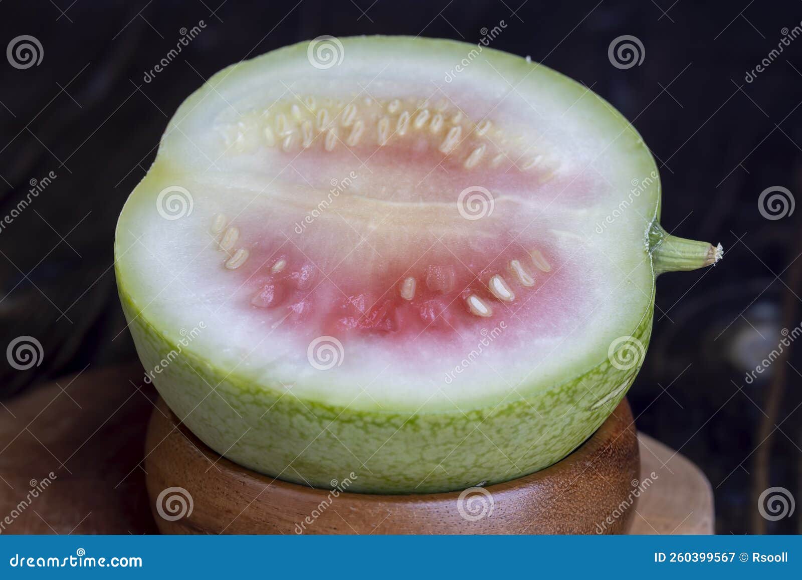 Cut Small Unripe Watermelon on a Board Stock Image Image of nature
