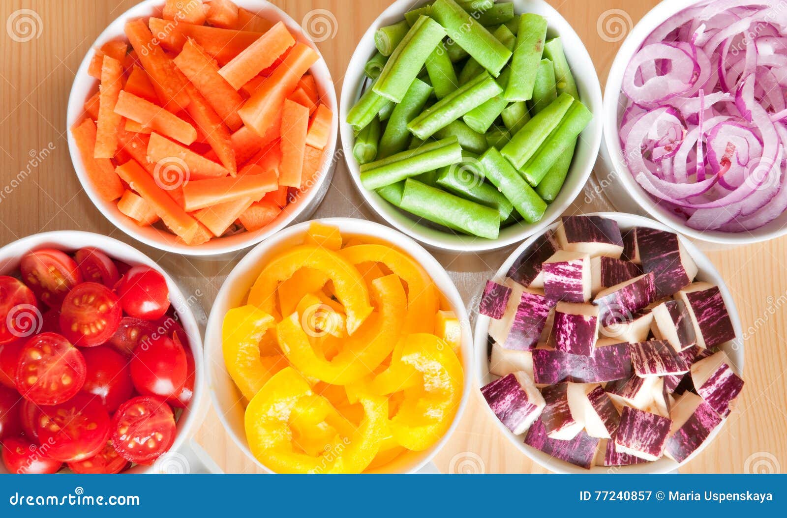 Cut vegetables stock image. Image of beans, eggplant 77240857