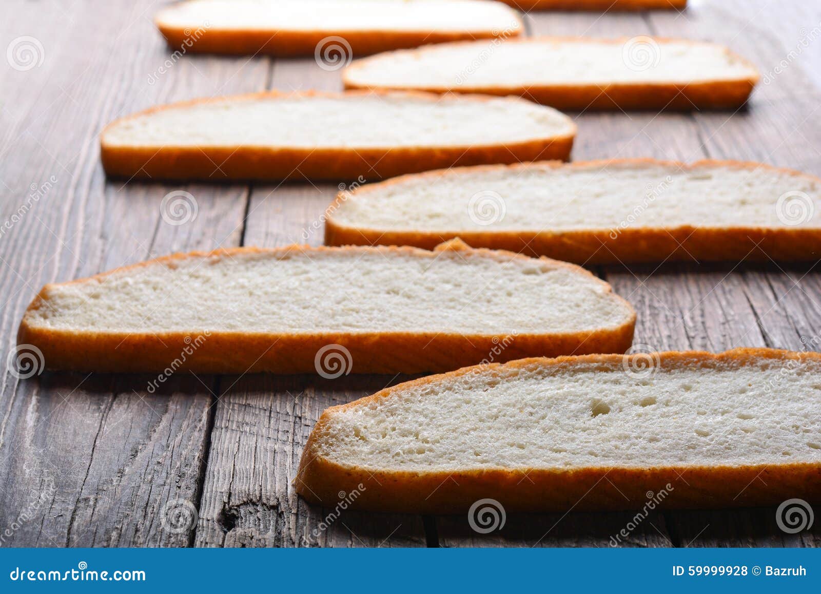 The cut white bread stock photo. Image of dieting, food 59999928