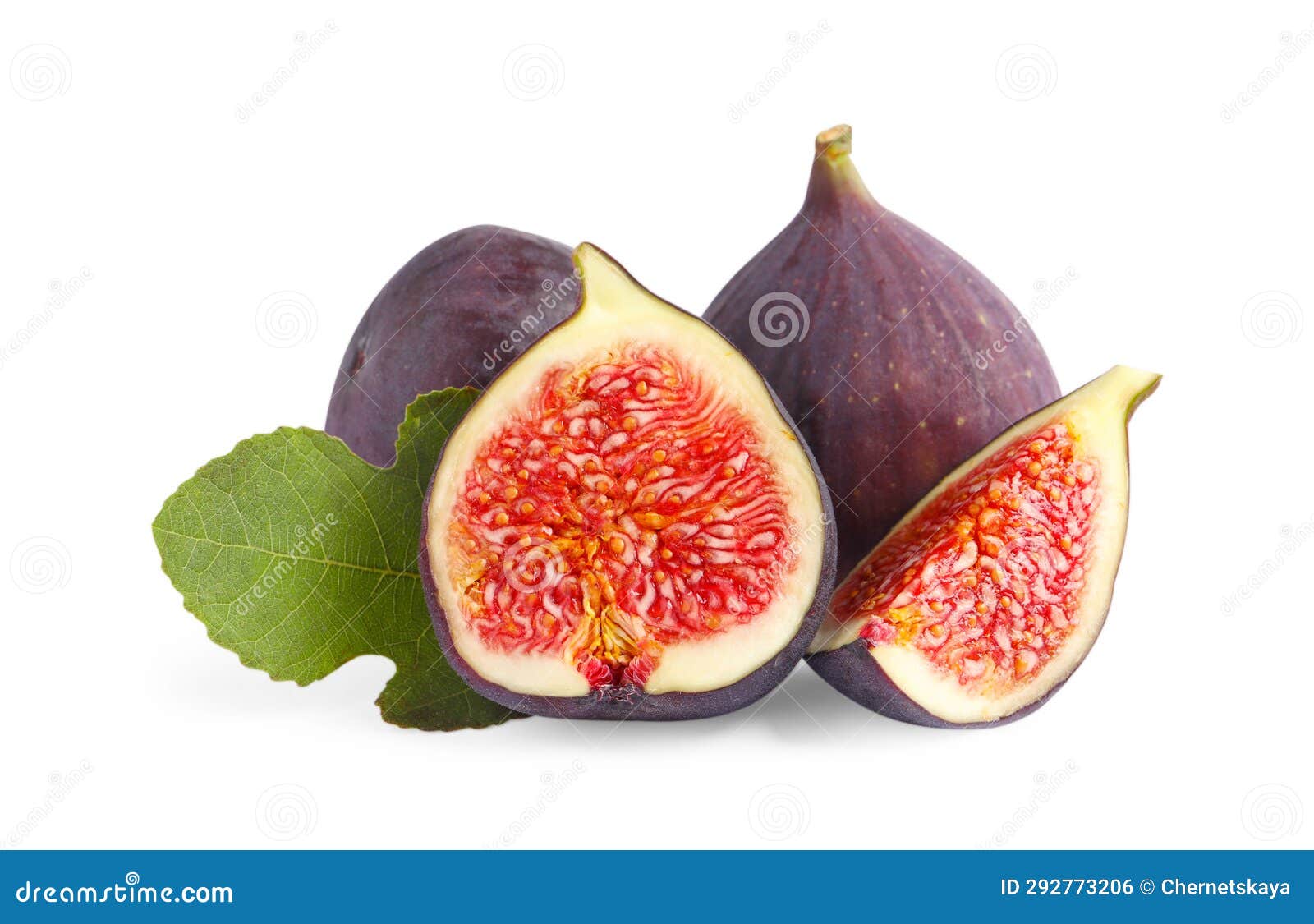 Cut and Whole Ripe Figs Isolated on White Stock Photo Image of exotic