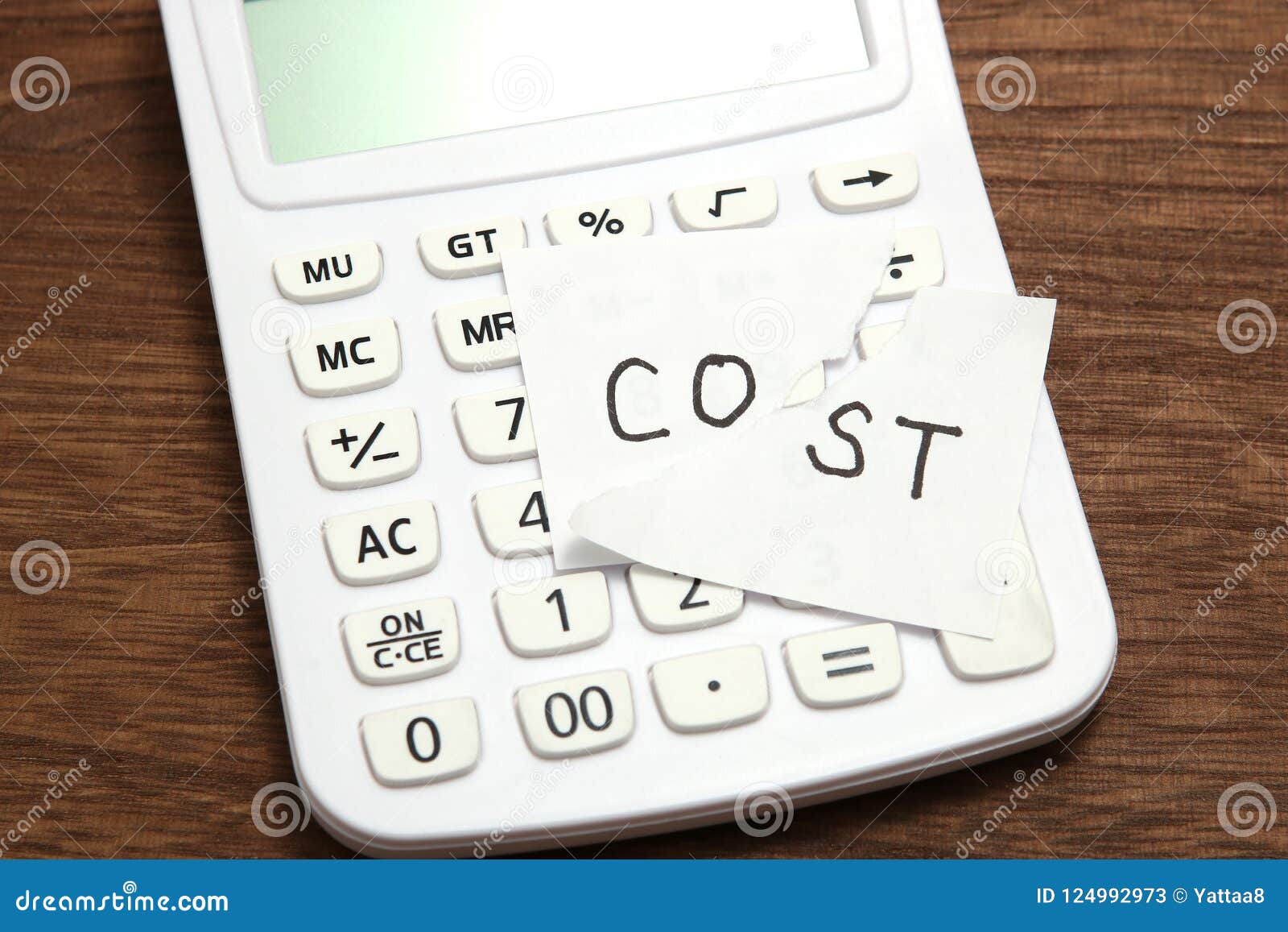 Cut The Word Cost Concept For Recession Or Credit Crisis And Calculator cut-the-word-cost-concept-for-recession-or-credit-crisis-and-calculator