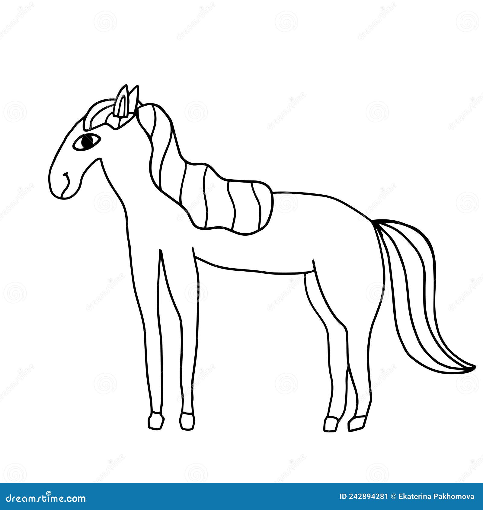 Cute Horse Drawing Pics - Drawing Skill