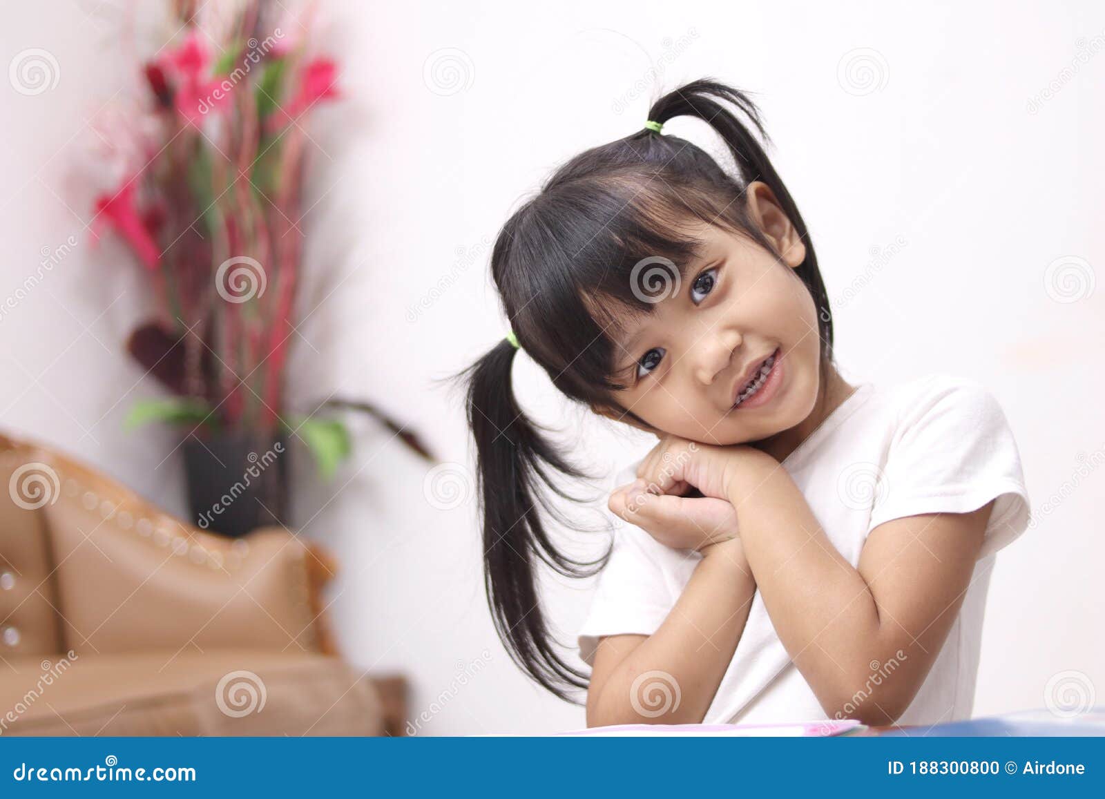 Cute Adorable Little Asian Baby Girl with Pony Tail Hair Looking at Camera and Smiling, Happy Excited Expression when Learning at Stock Photo - Image of ponytail, home: 188300800 Cute Adorable Little Asian Baby Girl with Pony Tail Hair Looking at Camera and Smiling, Happy Excited Expression when Learning at Stock Photo - Image of ponytail, home: 188300800