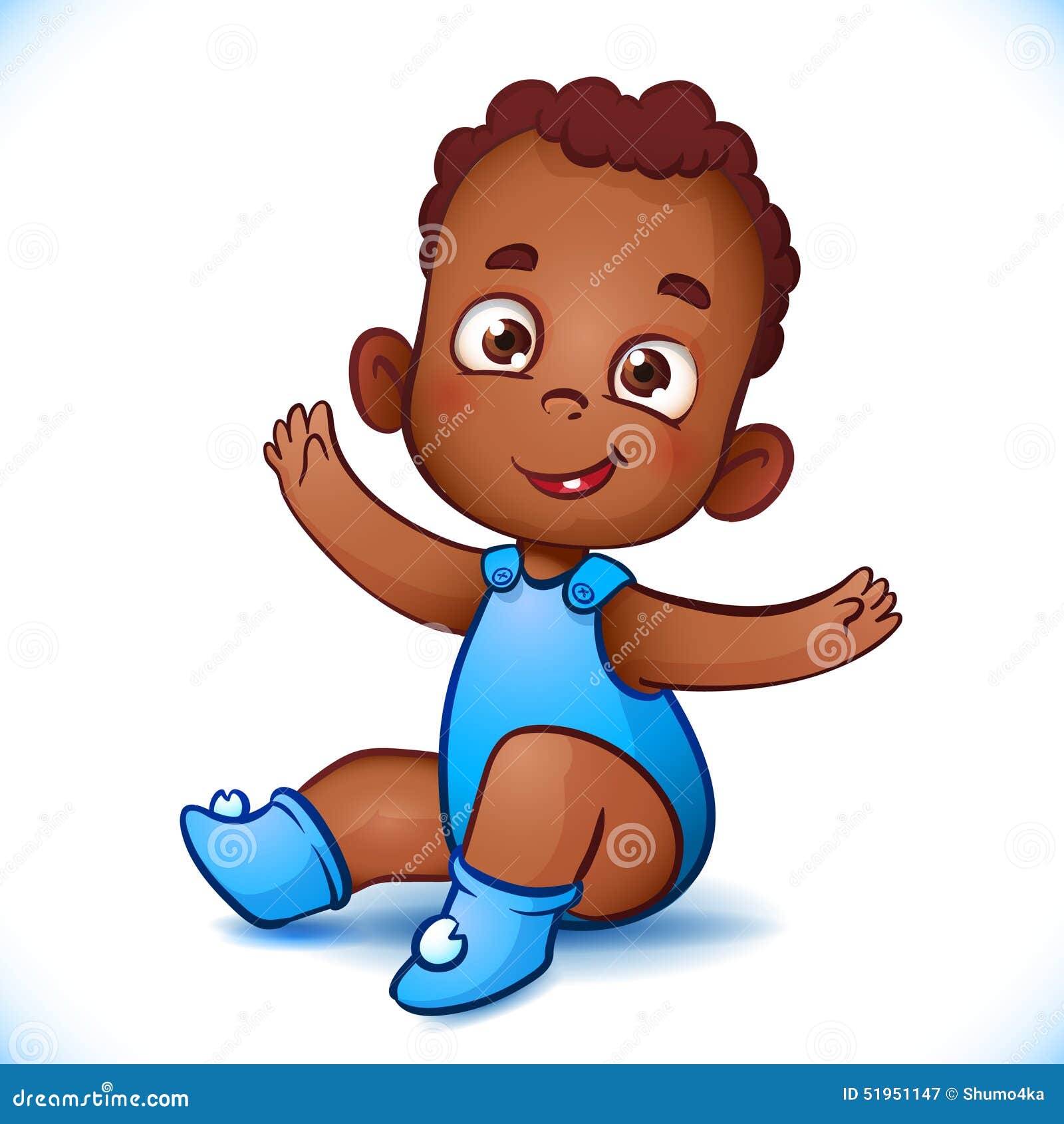 black baby animation