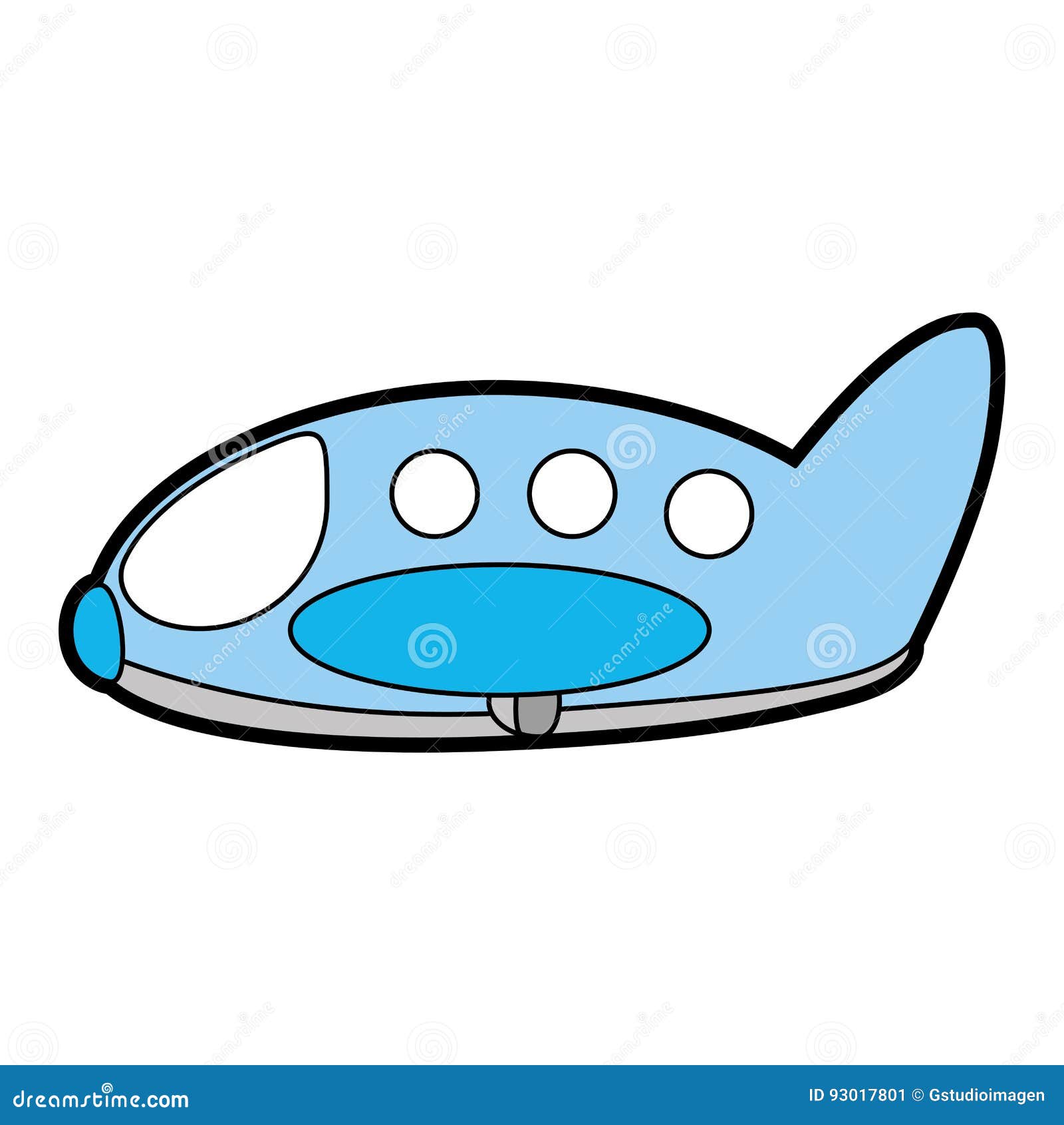 Cute airplane flying icon stock vector. Illustration of adventure