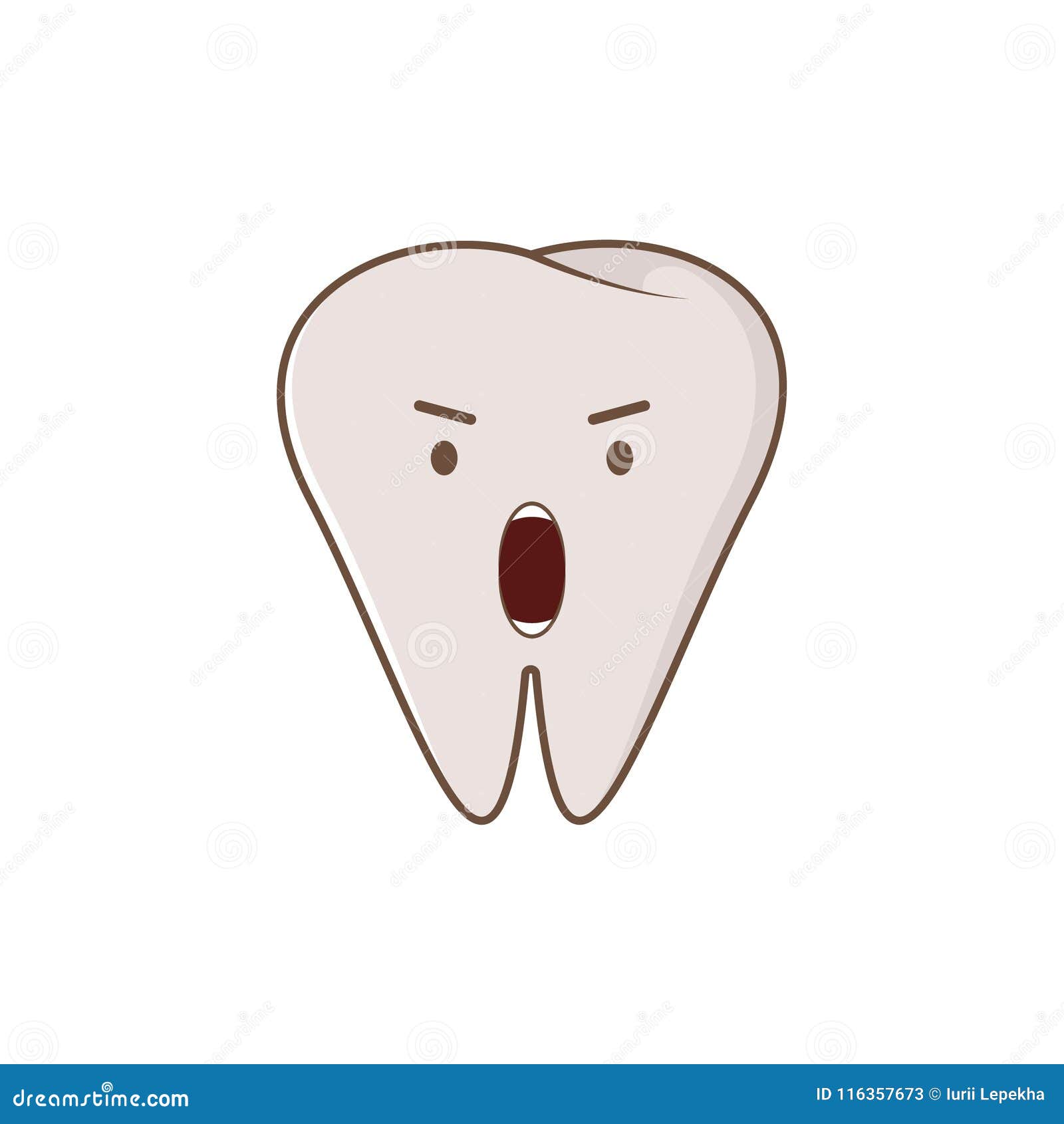 Cute Angry and Nervous Tooth. Vector Modern Flat Style Cartoon Character Illustration Stock Illustration - Illustration of dental, comic: 116357673 Cute Angry and Nervous Tooth. Vector Modern Flat Style Cartoon Character Illustration Stock Illustration - Illustration of dental, comic: 116357673