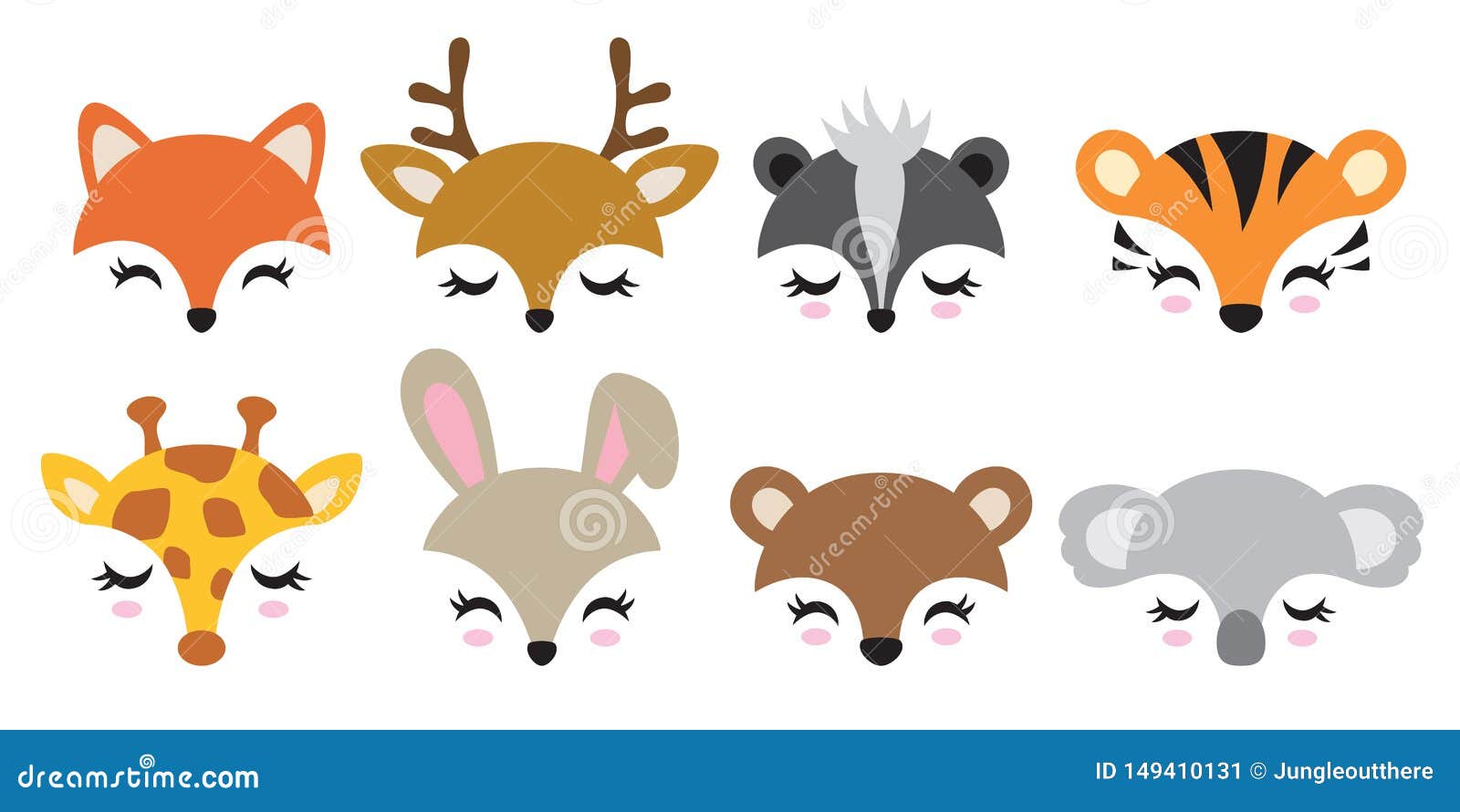 Animal Faces Stock Illustrations – 10,214 Animal Faces Stock Illustrations,  Vectors & Clipart - Dreamstime