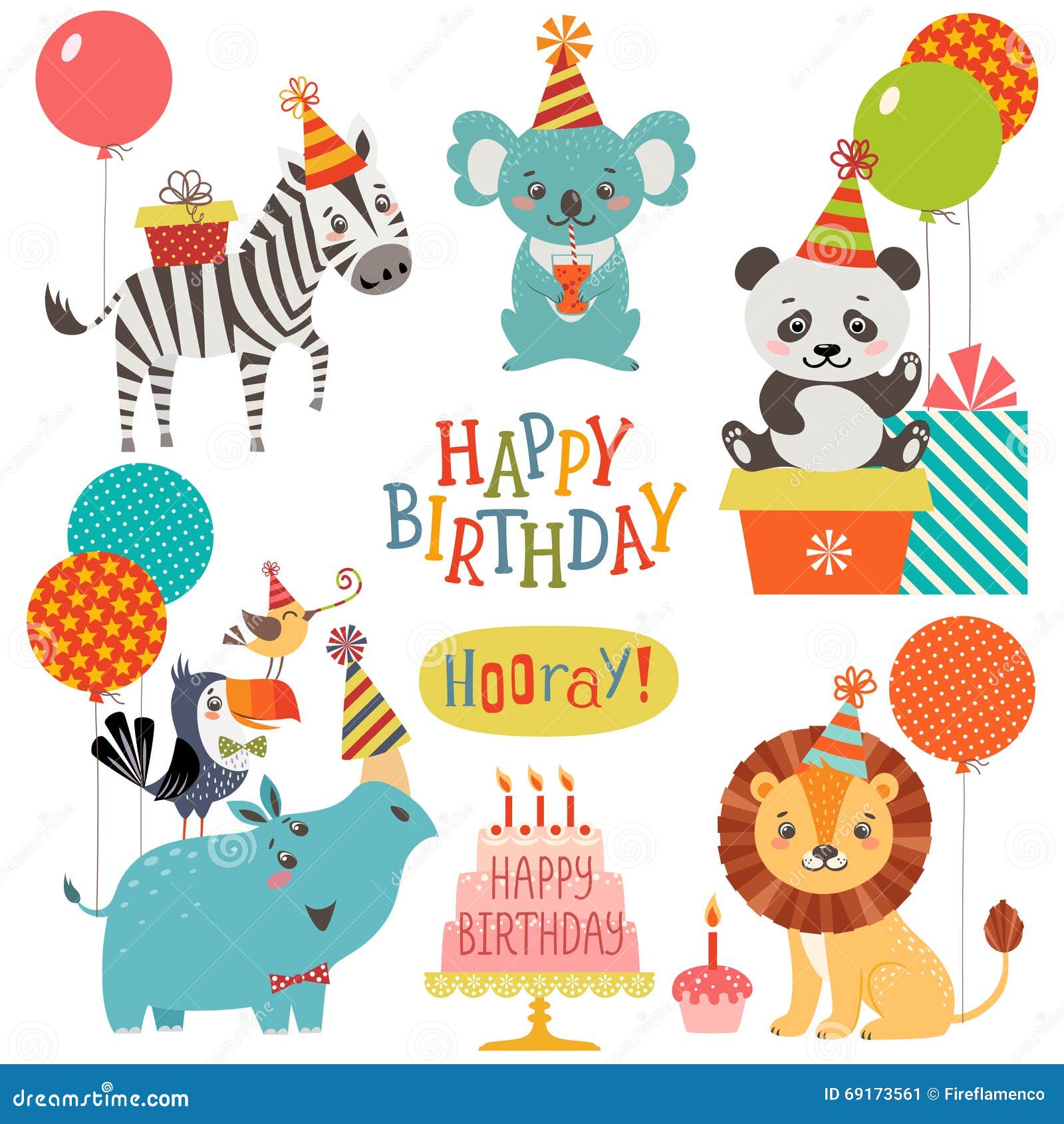 Animals Birthday Stock Illustrations – 25,137 Animals Birthday Stock  Illustrations, Vectors & Clipart - Dreamstime