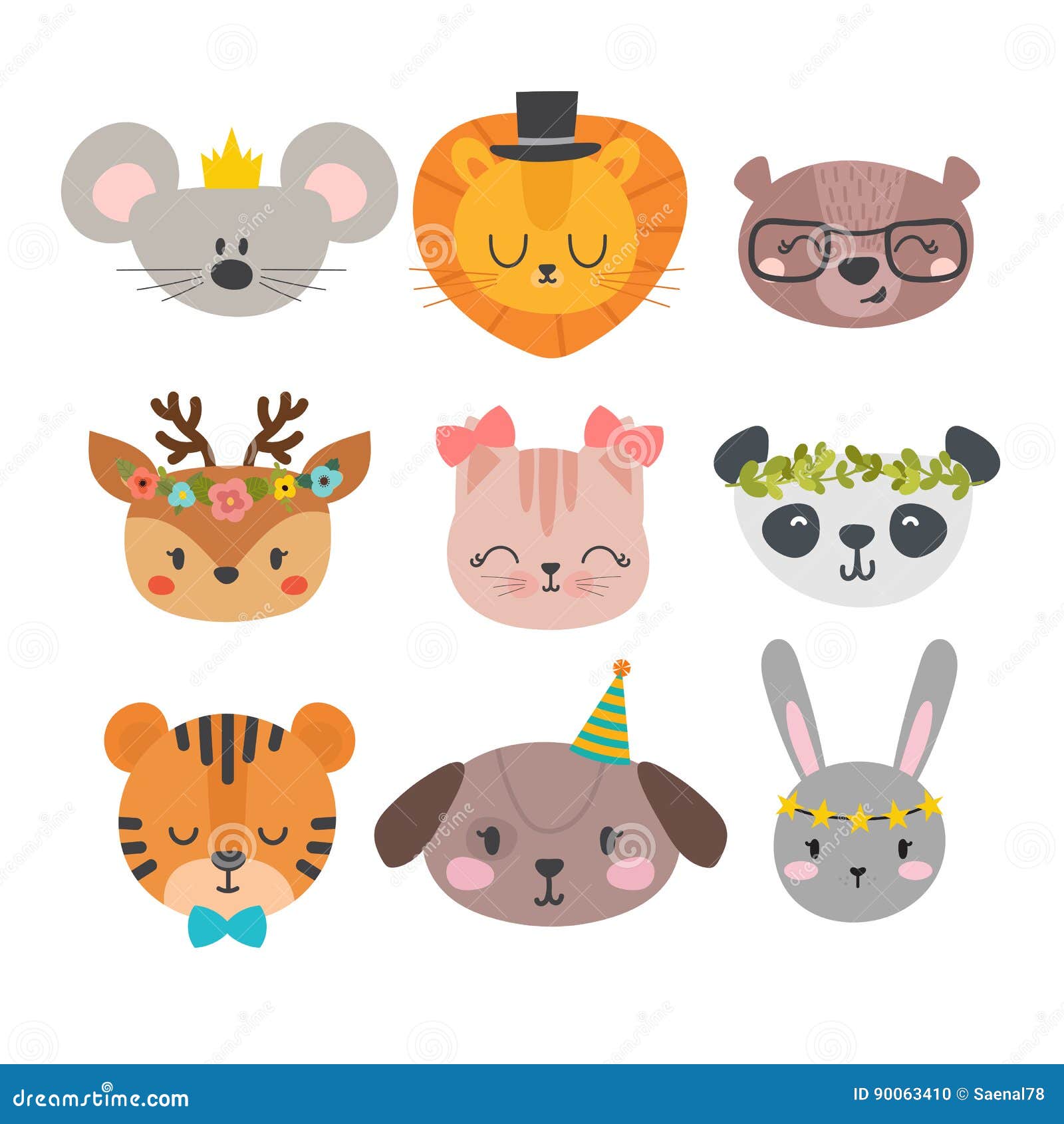 Kids Toys Cartoon Cute Animals Zoo 3D Stickers Children Girls Boys PVC StickS1