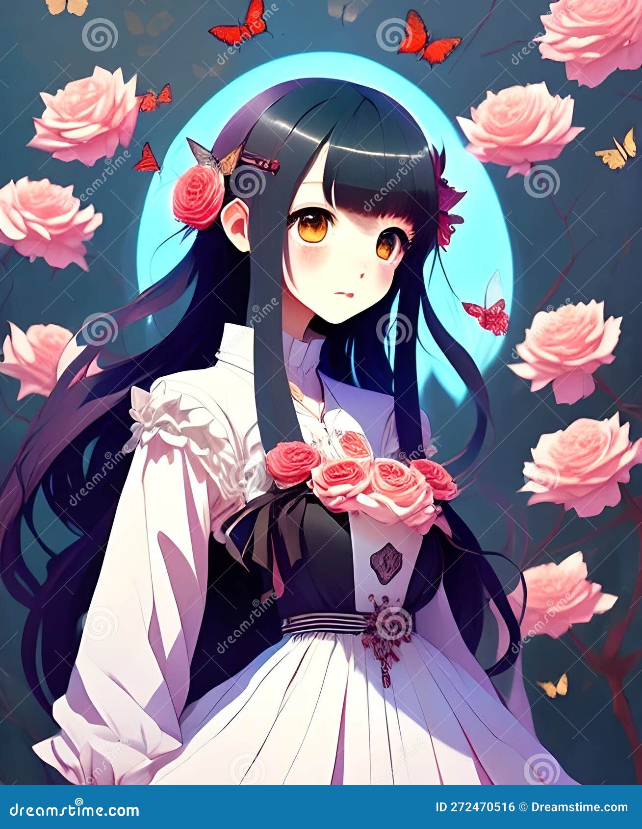Share 72+ anime girl with flowers latest - in.cdgdbentre-demhanvico.com.vn