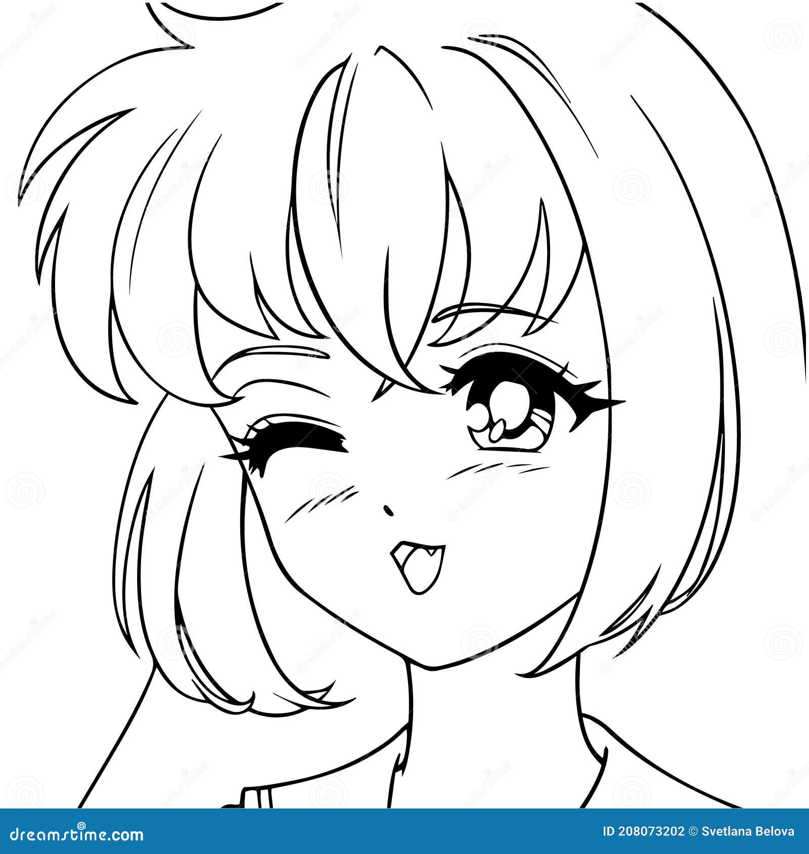 57  Cute Anime Girl Coloring Pages Easy  Latest HD