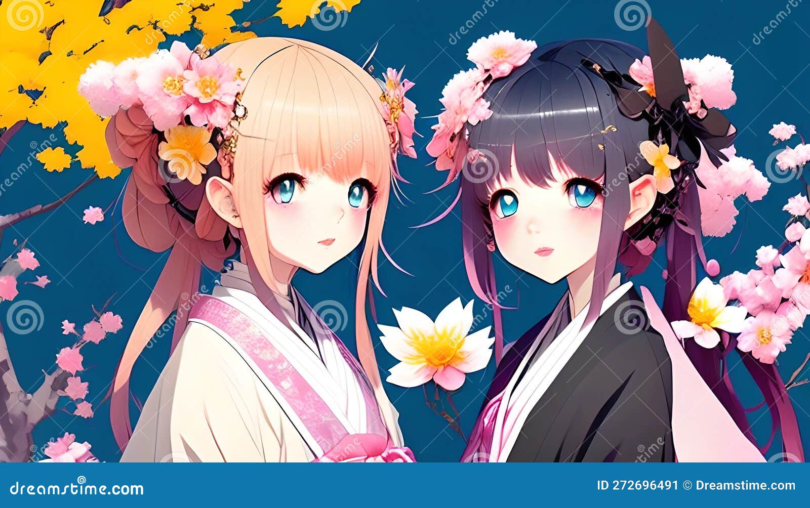 7 Cute and Fascinating Sets of Twin Girl Anime Characters - VISADA.ME