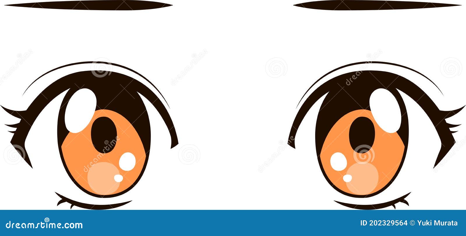 ARTIONE How To Draw Anime Eyes Stock Illustration - Illustration