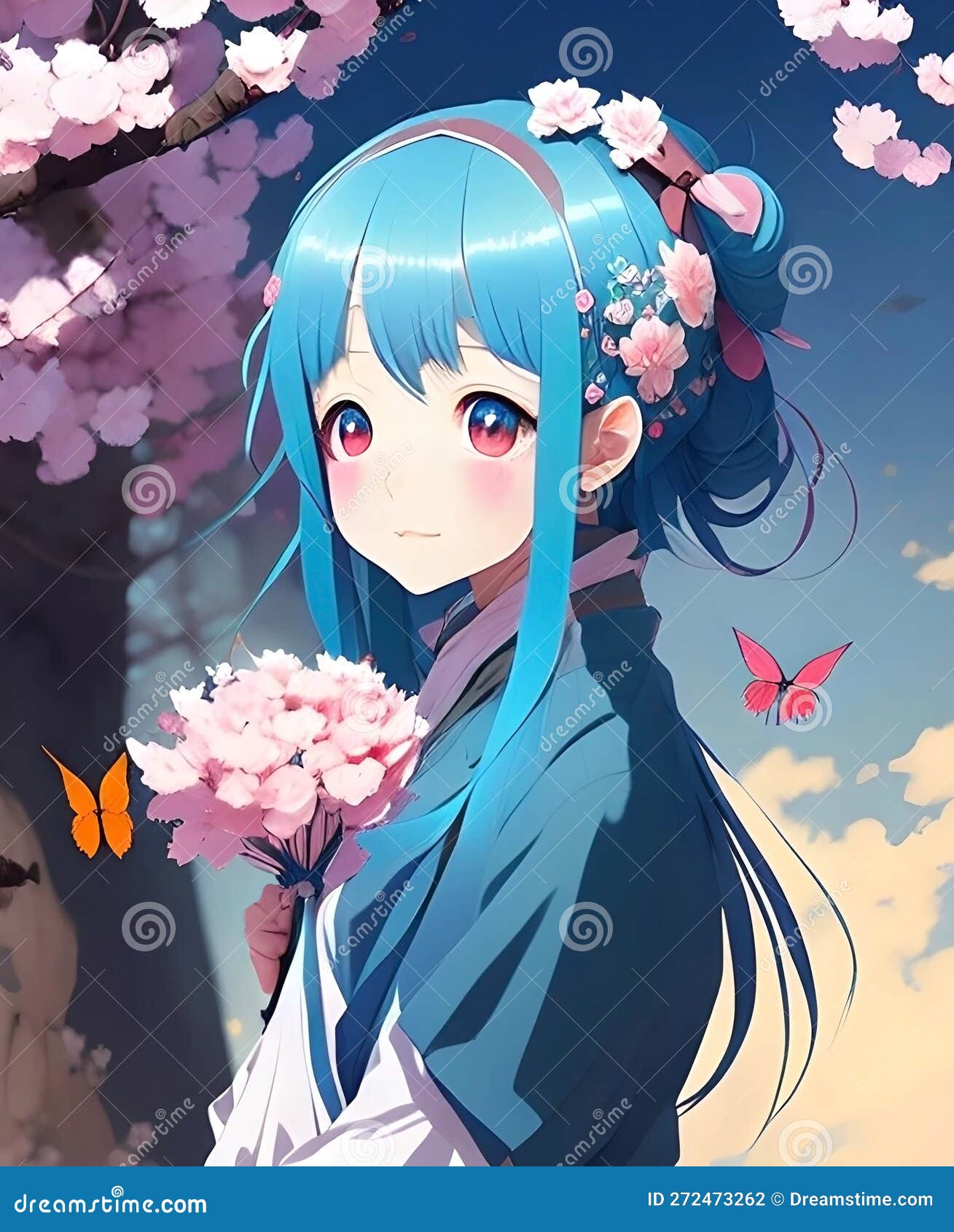 What is the personality type of blue haired anime characters? - Quora