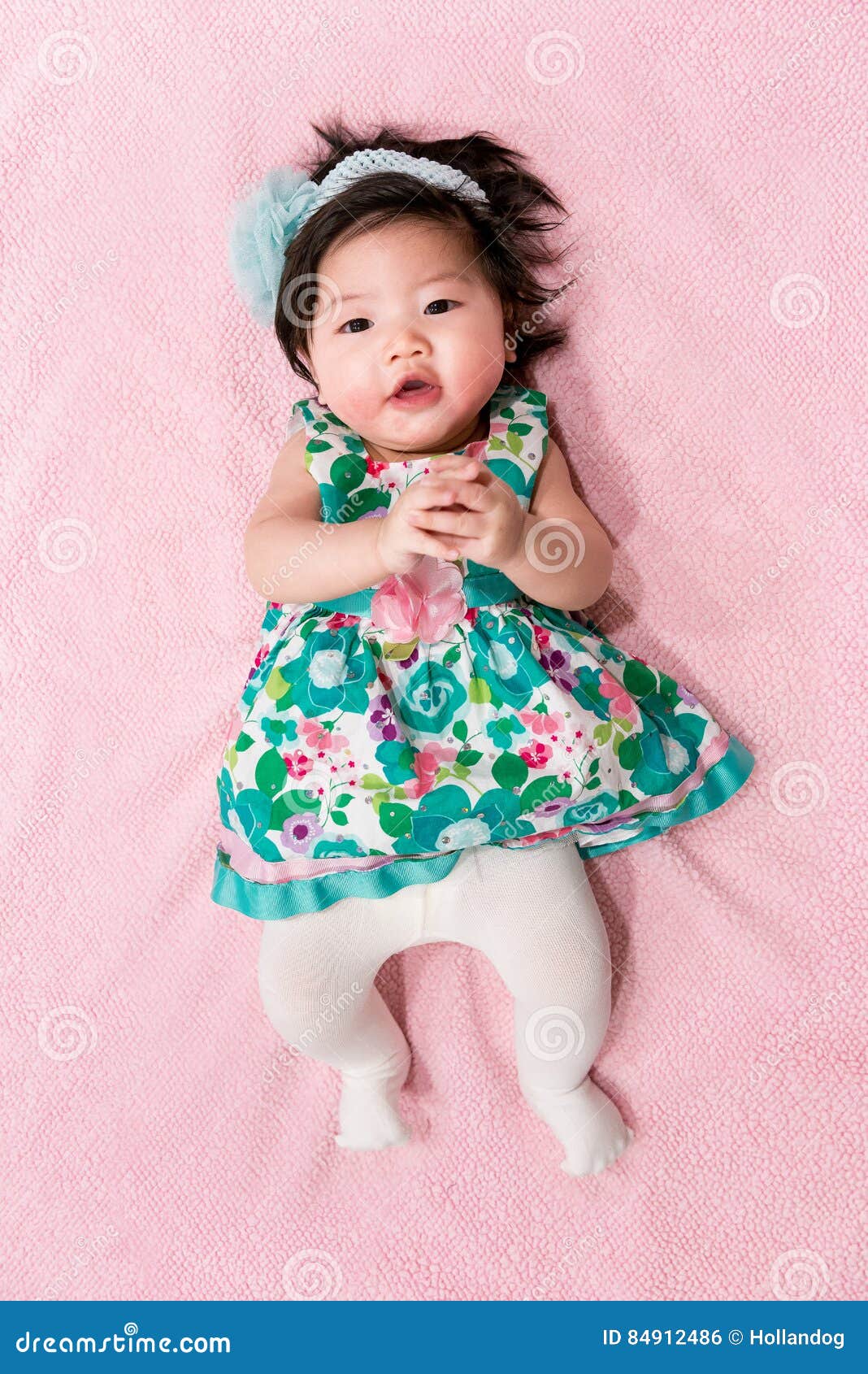 Cute Asian Chinese Baby Girl Stock Photo - Image of dress, love: 84912486