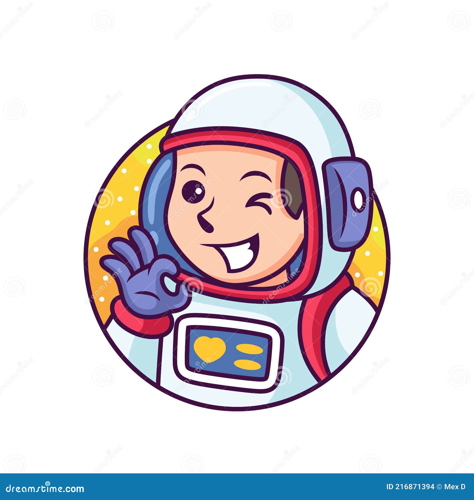 Cute Astronaut Cartoon. Vector Icon Illustration, Isolated on Premium  Vector Stock Vector - Illustration of adorable, gravity: 216871394