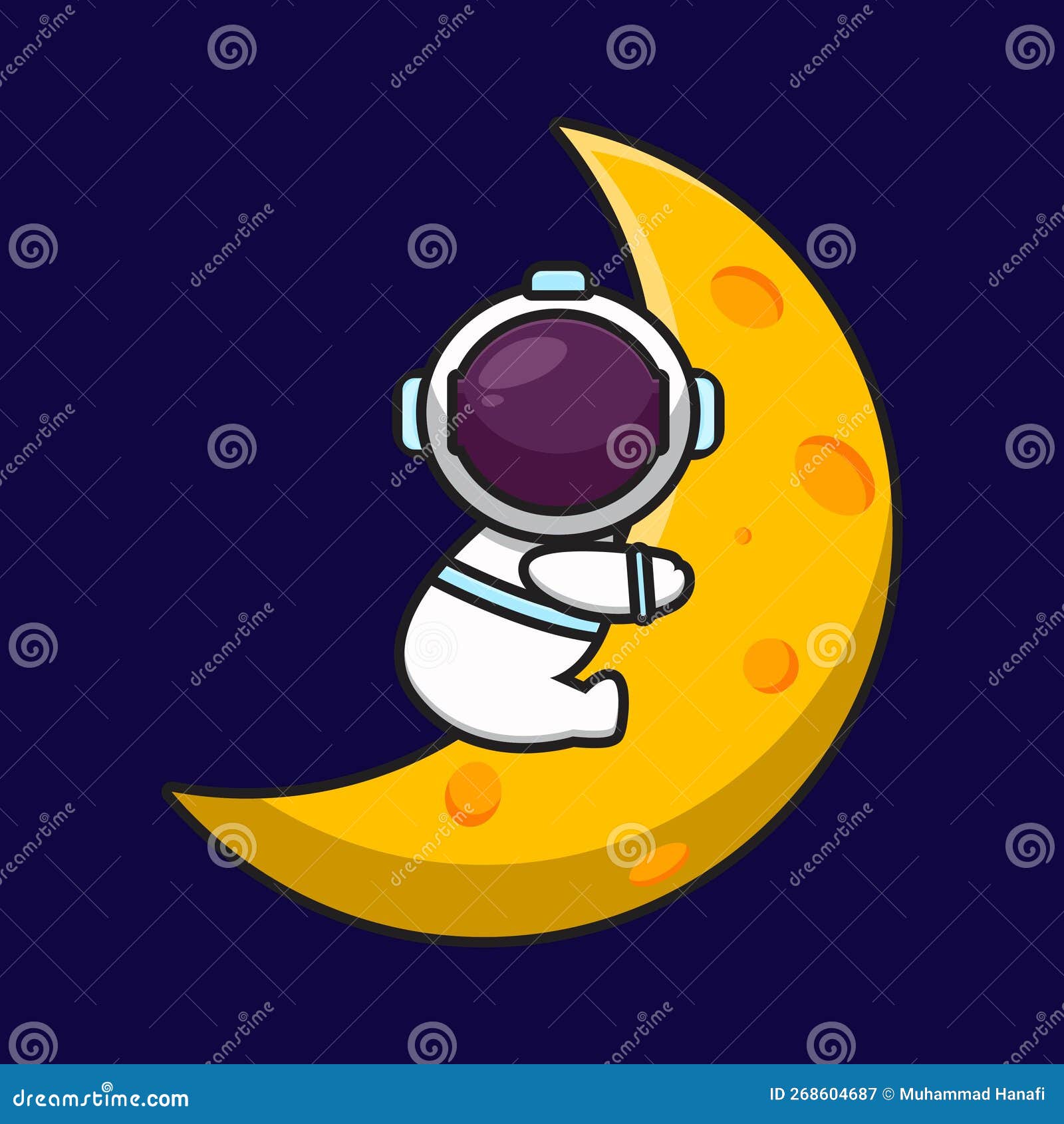 Premium Vector  Cute couple astronauts hug art illustrations