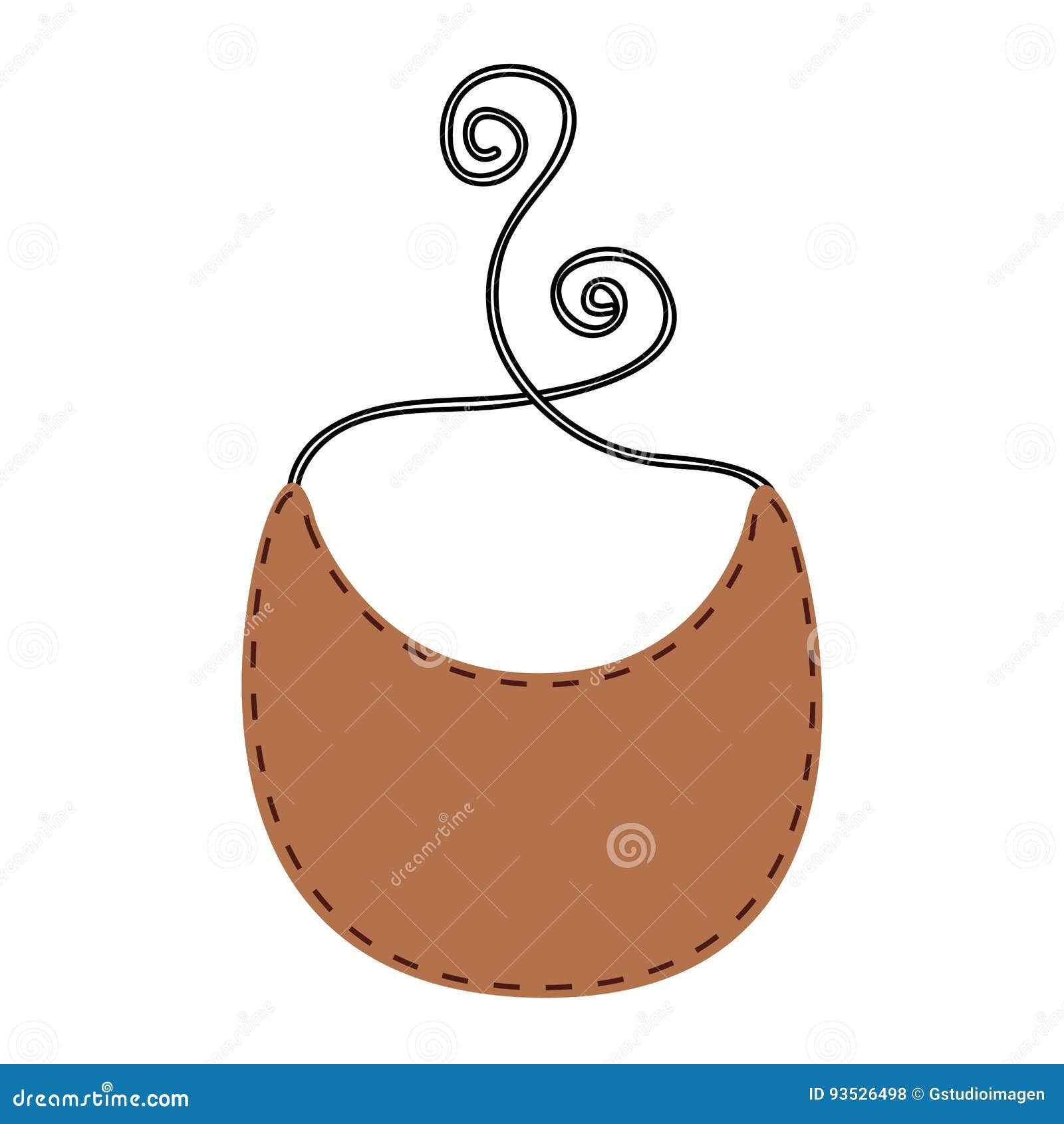 Download Cute baby bib icon stock vector. Illustration of graphic ...
