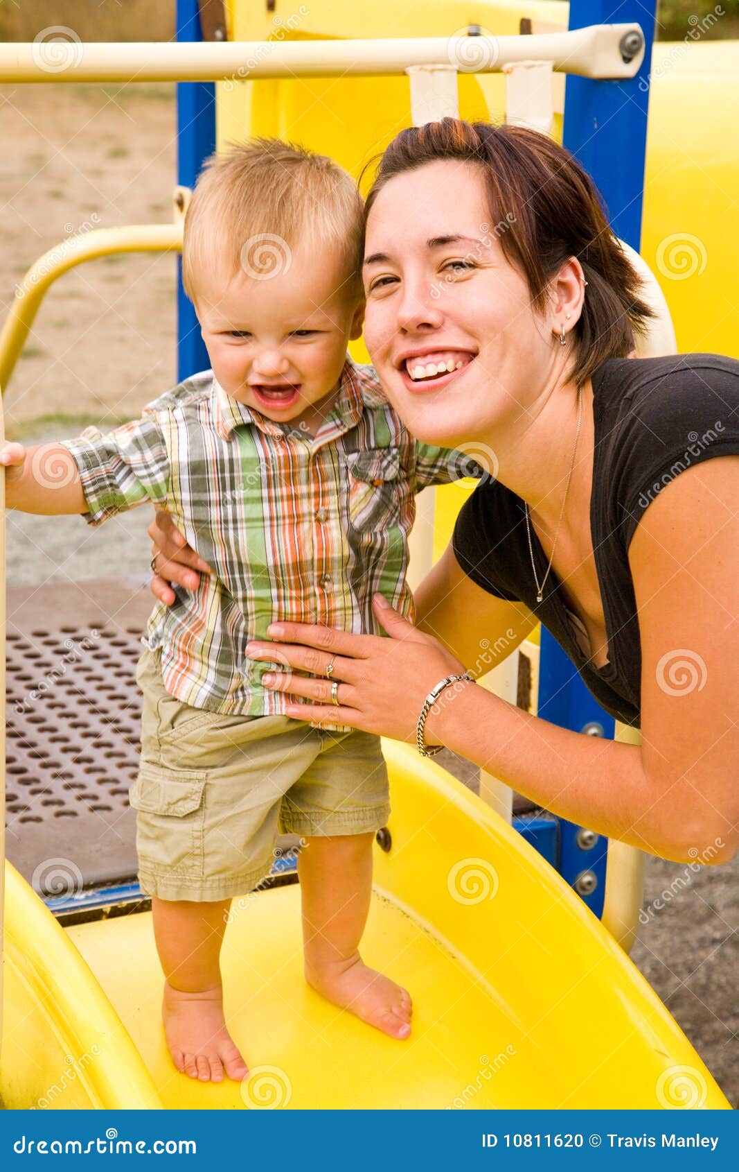 Cute Baby Boy and Mom stock photo. Image of adorable 10811620