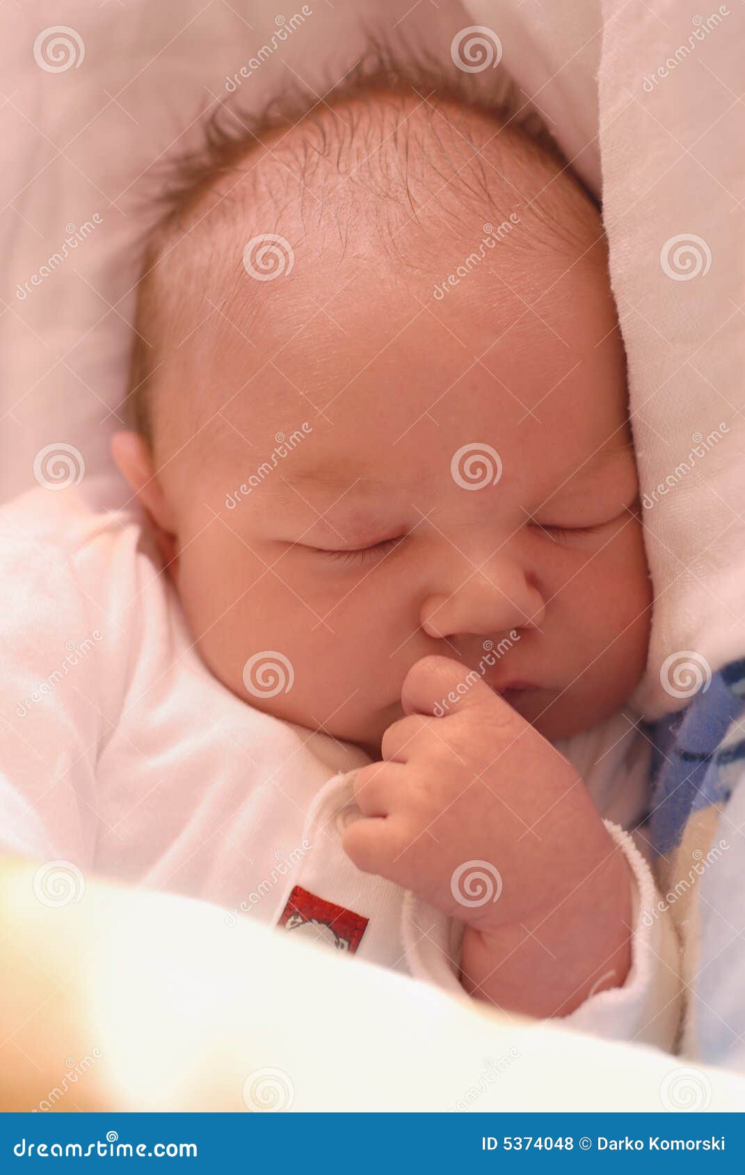 Cute baby boy sleeping stock photo. Image of single, contentment 5374048