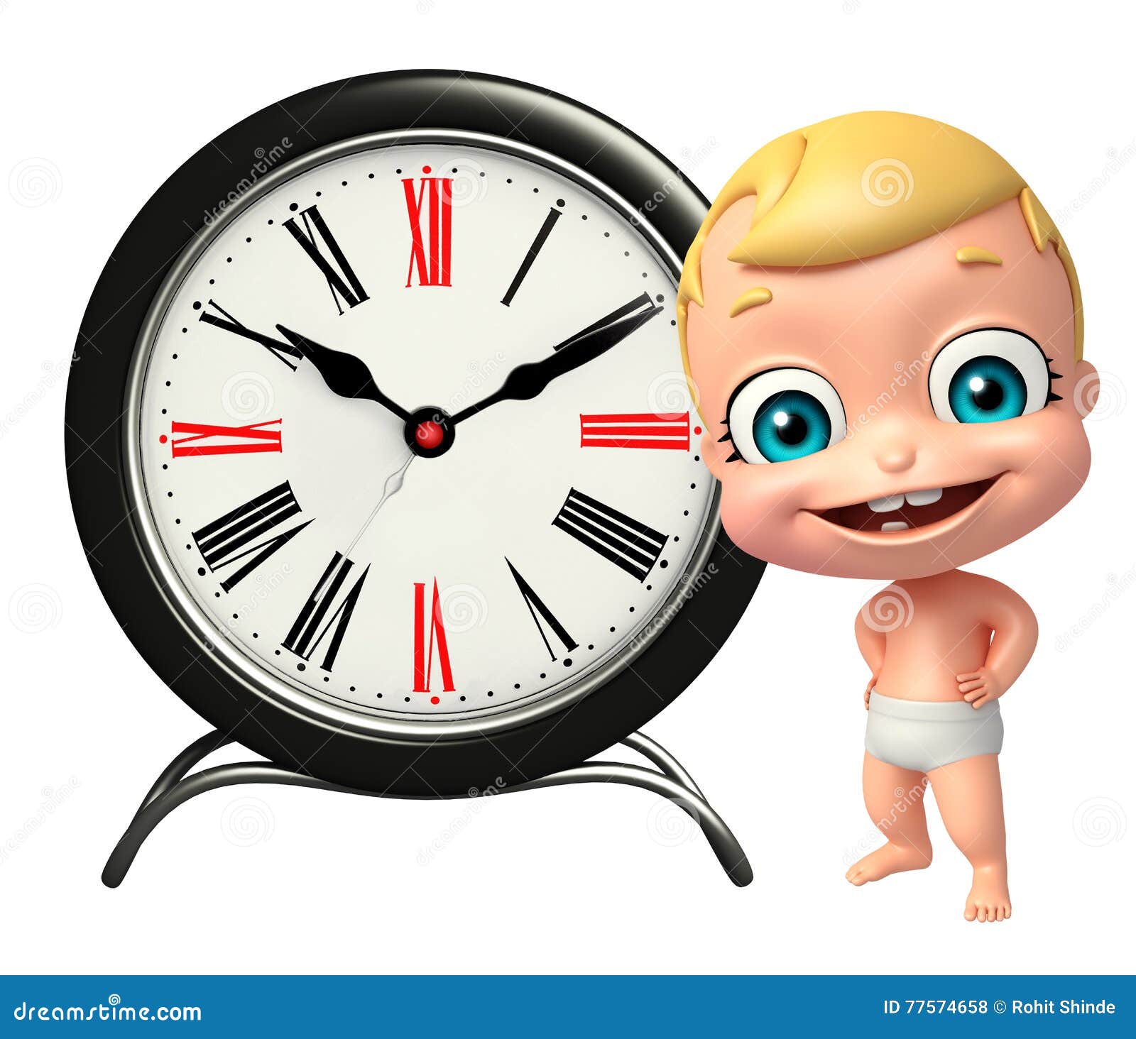 Baby Clock RoyaltyFree Stock Photography 32826197