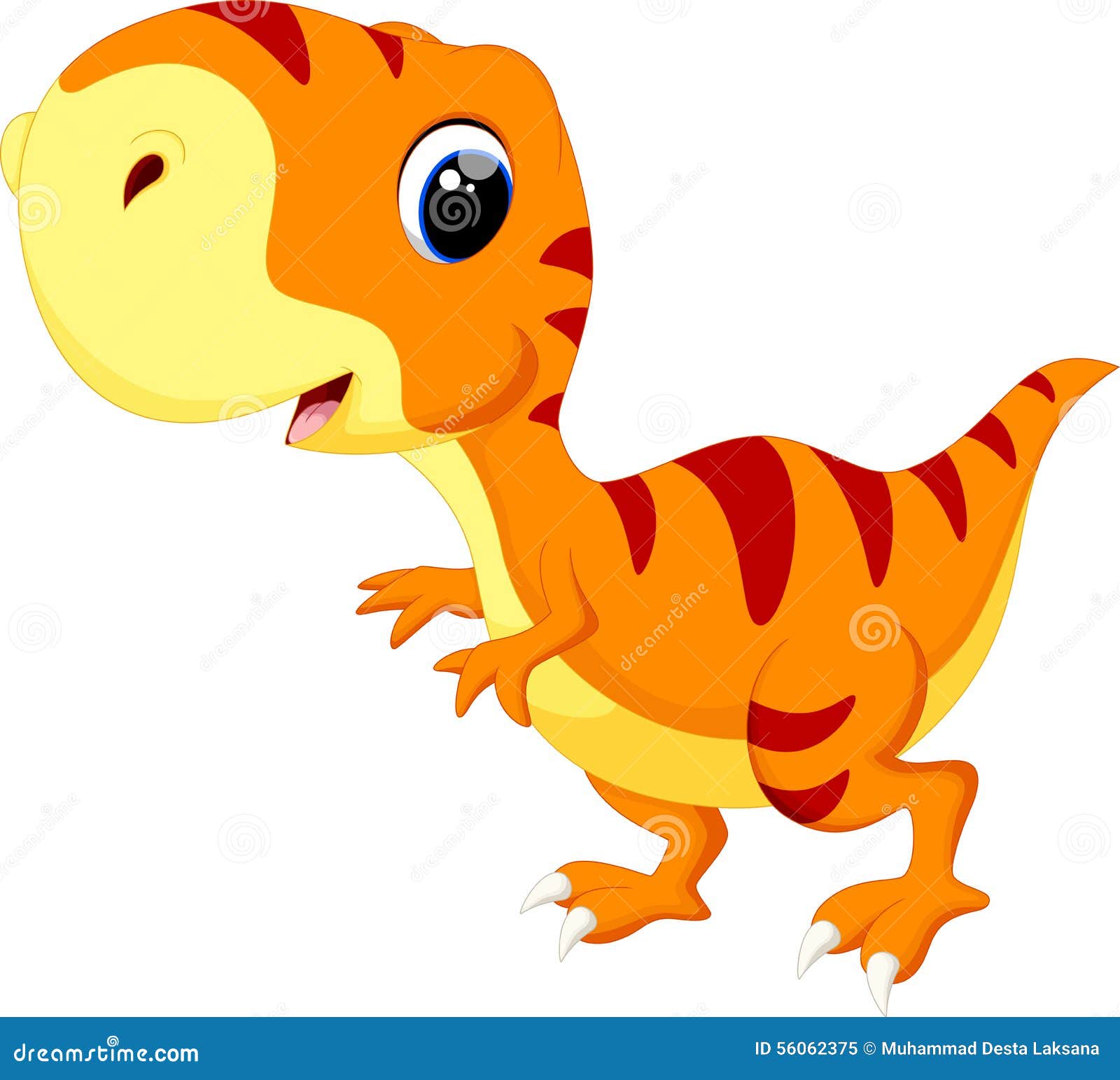 Cute baby dinosaur cartoon stock illustration. Illustration of cute -  56062375