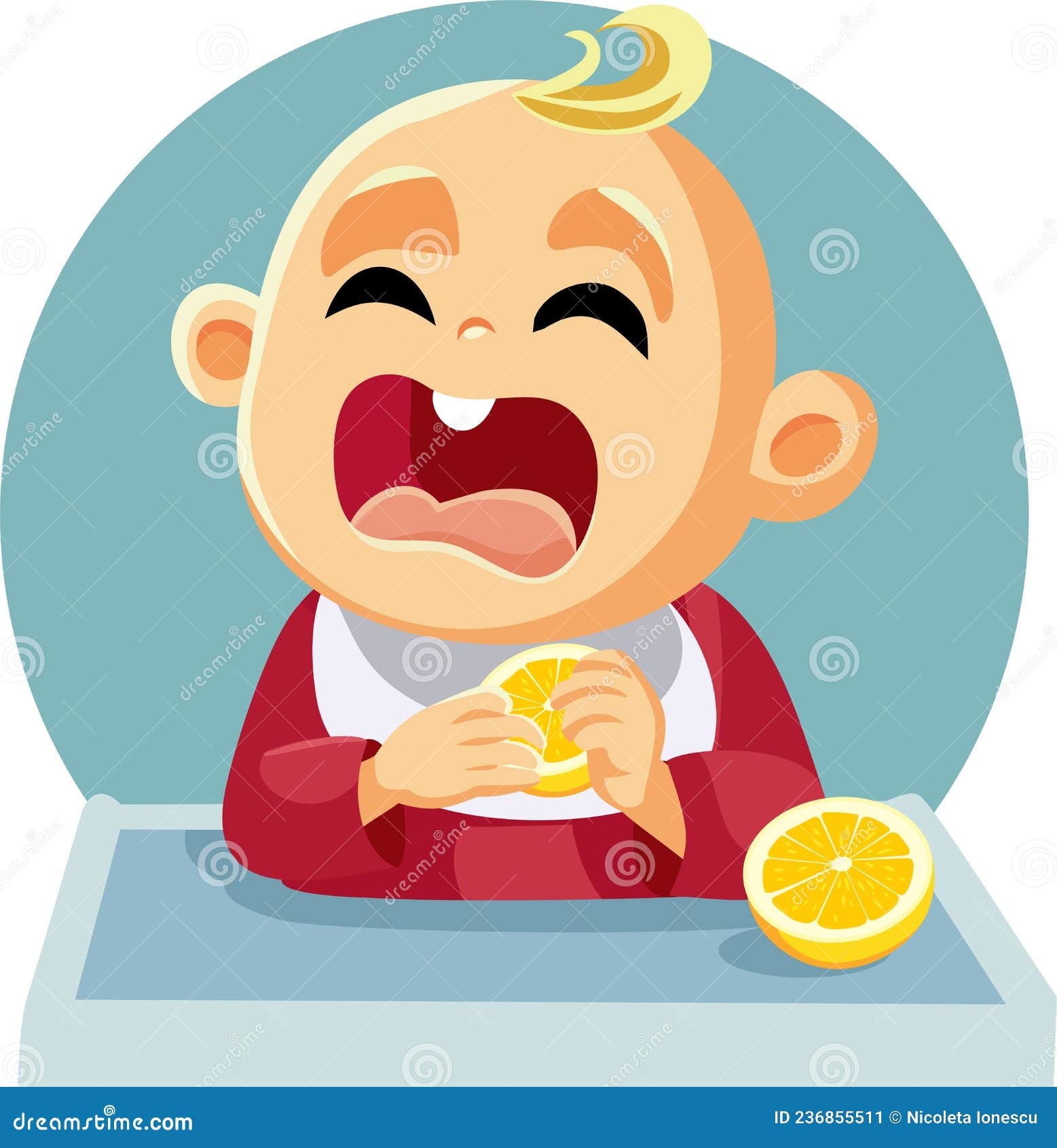 Baby Eating Solid Food Stock Illustrations – 59 Baby Eating Solid Food  Stock Illustrations, Vectors & Clipart - Dreamstime