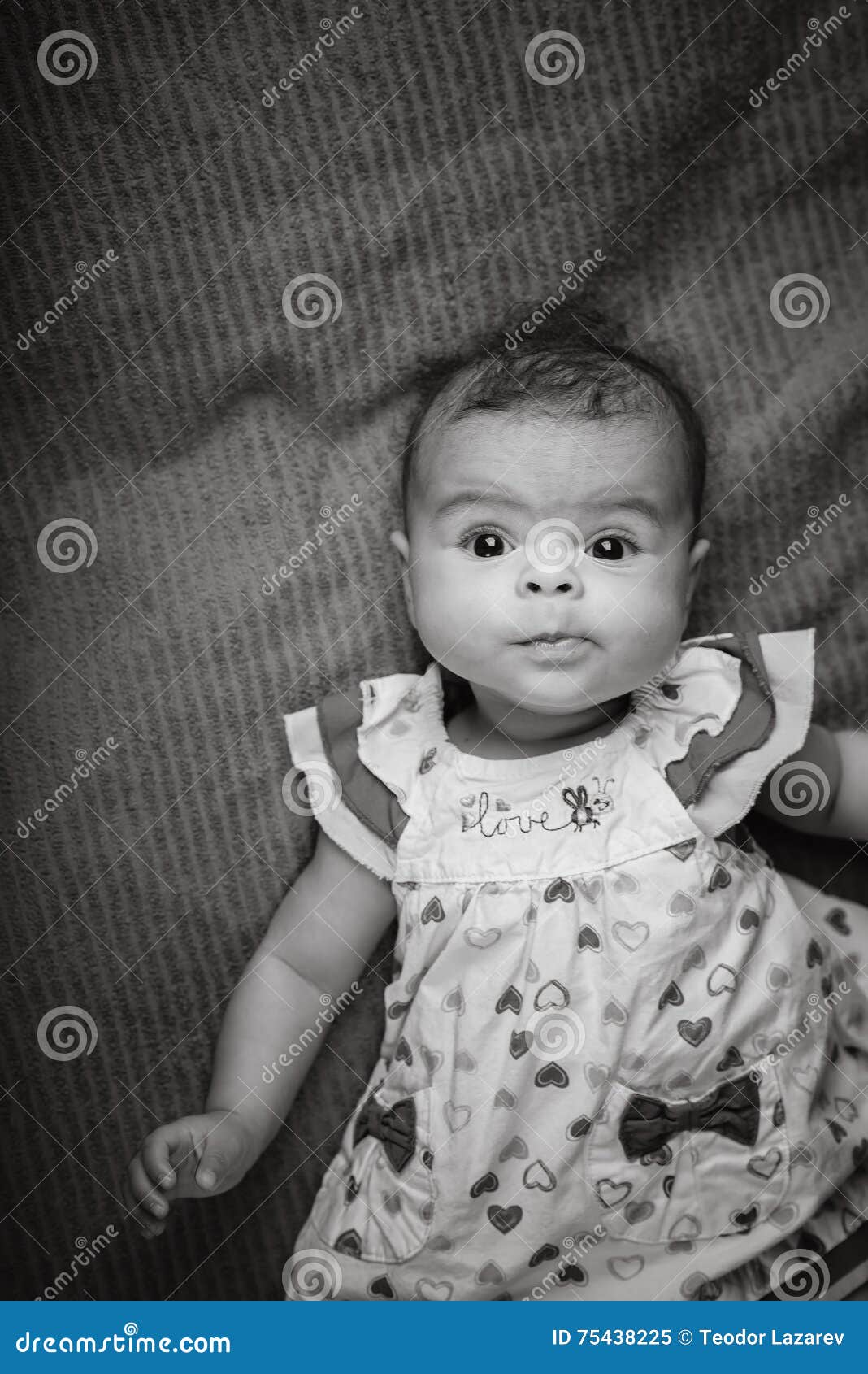 Cute Baby Girl Stock Image Image Of Healthy Beginning 75438225