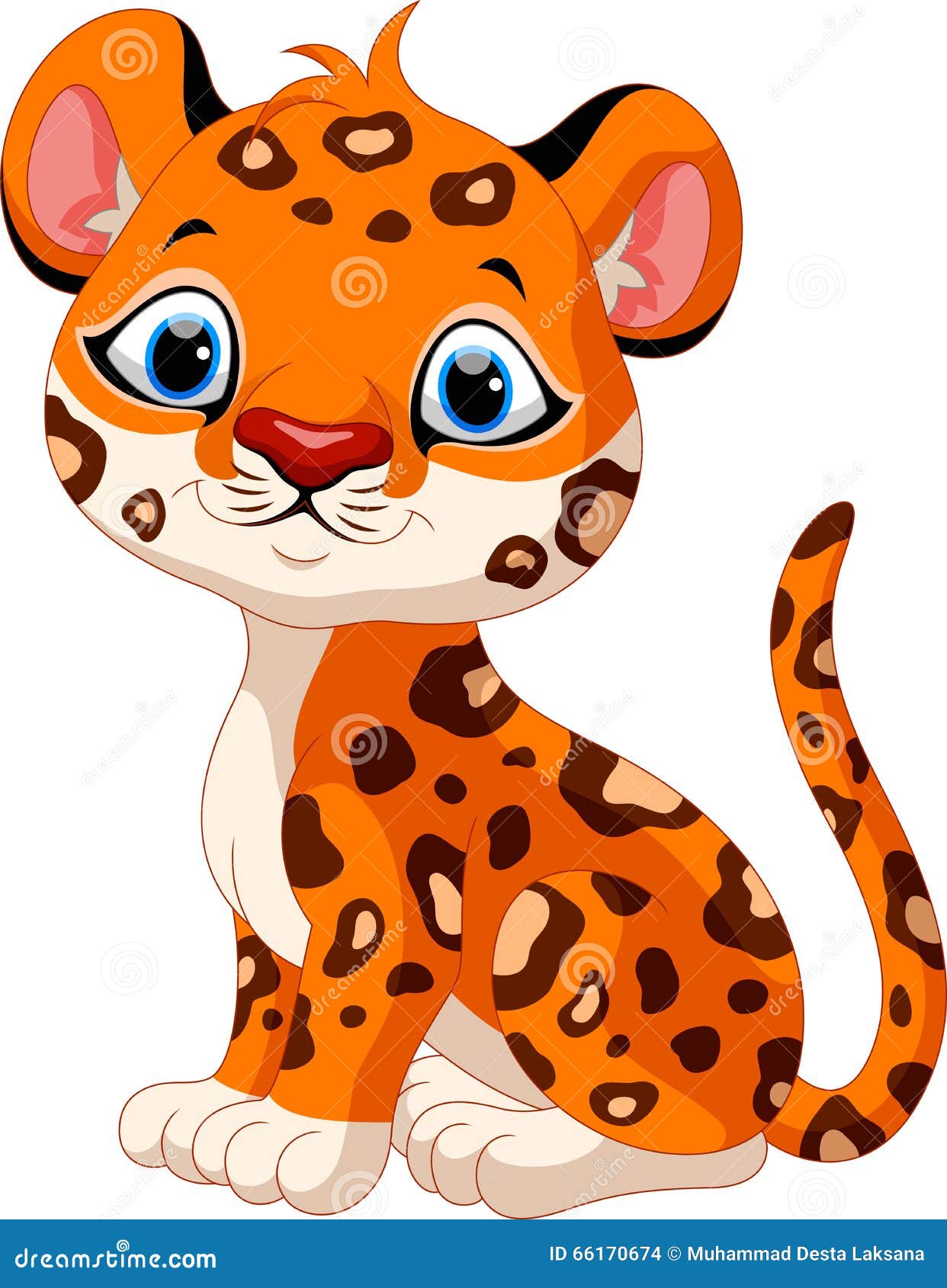 Cute Baby Leopard Cartoon Sitting Illustration 66170674 - Megapixl Cute Baby Leopard Cartoon Sitting Illustration 66170674 - Megapixl