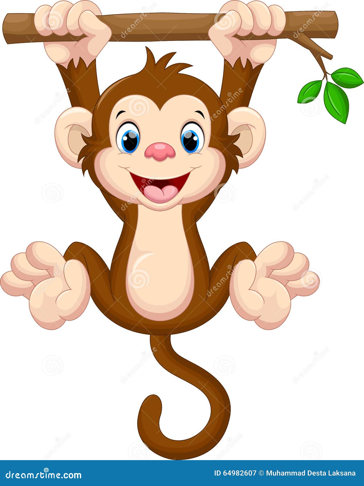 Little Monkey PNG Picture, Happy Little Monkey, Monkey Clipart, Cartoon  Comics, Animal Illustration PNG Image For Free Download