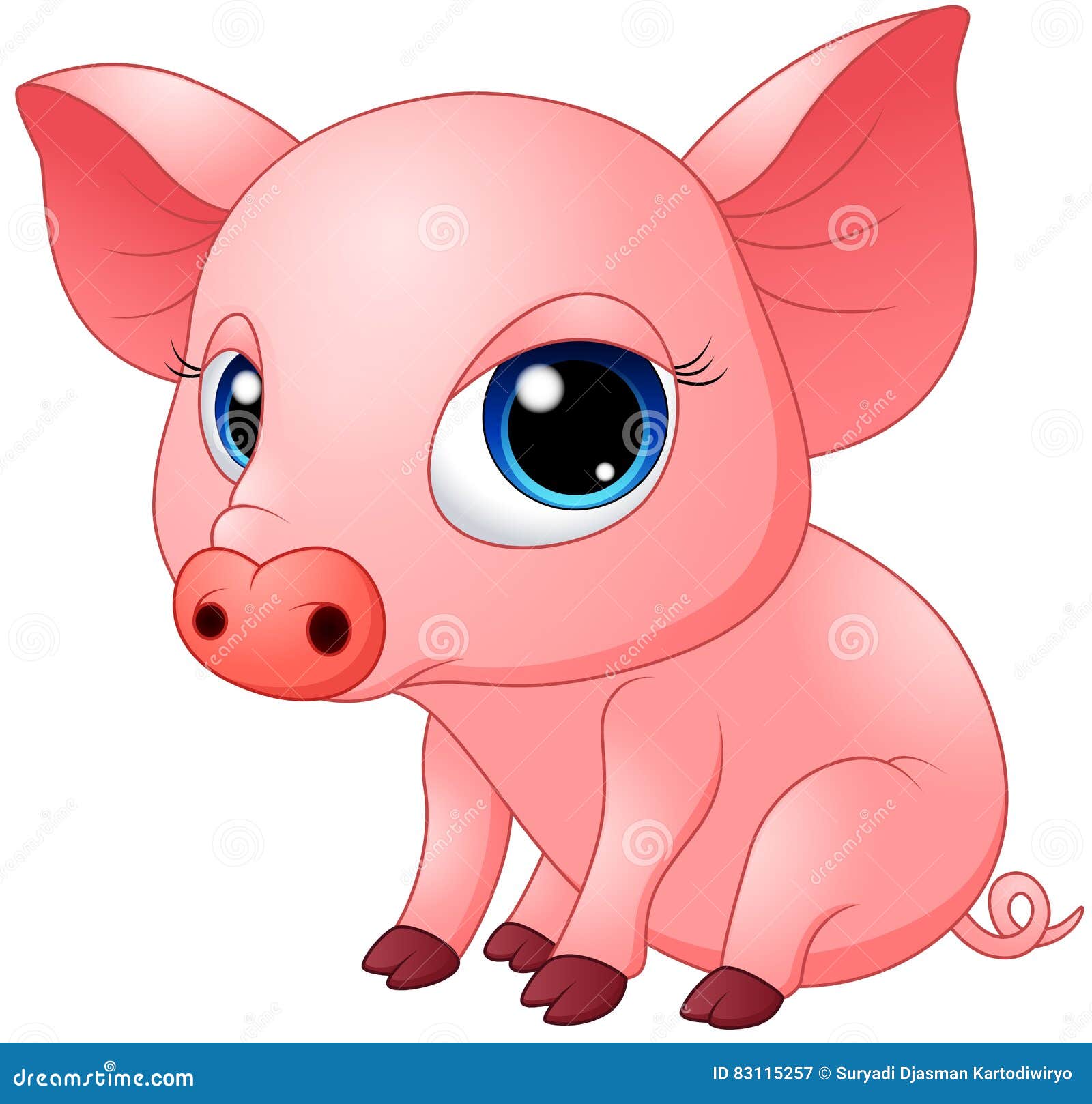 Cute baby pig cartoon stock vector. Illustration of little - 83115257 Cute baby pig cartoon stock vector. Illustration of little - 83115257