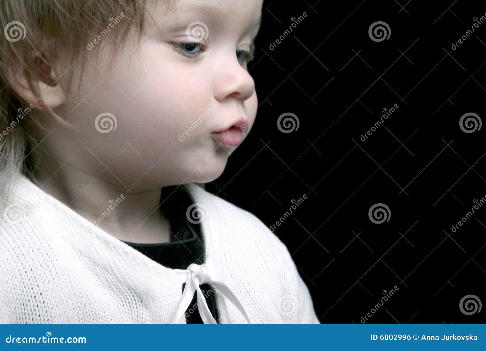 Cute Baby Profile Stock Photo Image Of Joyful Infant 6002996