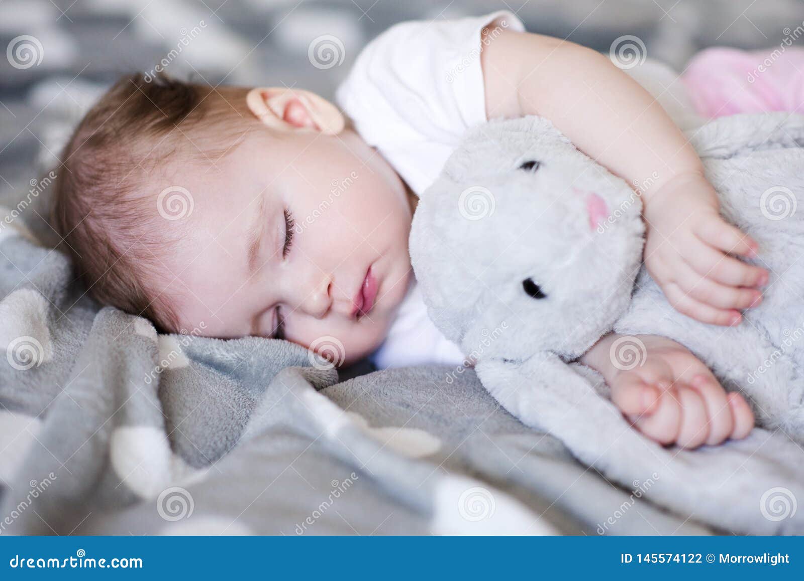 Sleeping child stock photo. Image of care, healthy, bedtime ...