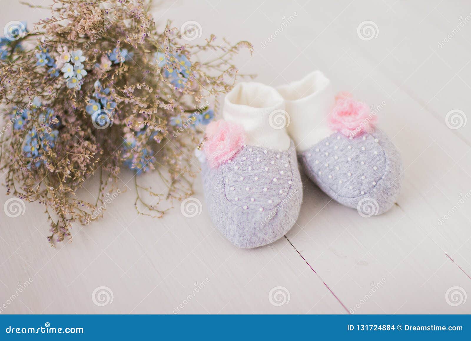Cute Baby Socks for Newborn Stock Photo Image of cloth, decoration