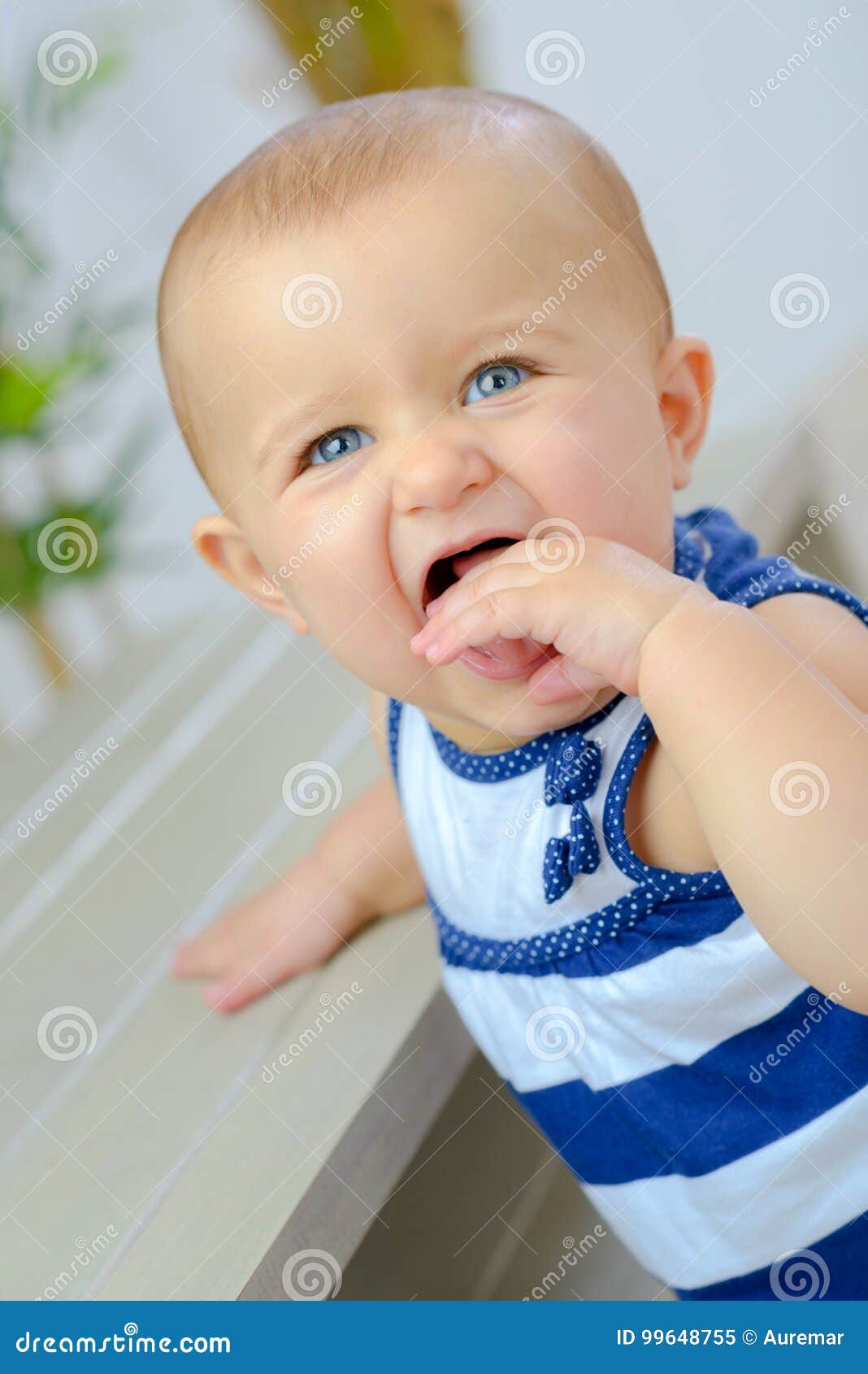 Cute baby sucking finger stock image. Image of eyes, beautiful - 99648755